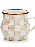 Mackenzie-Childs Mocha Check Mug