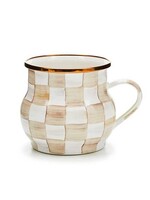 Mackenzie-Childs Mocha Check Mug