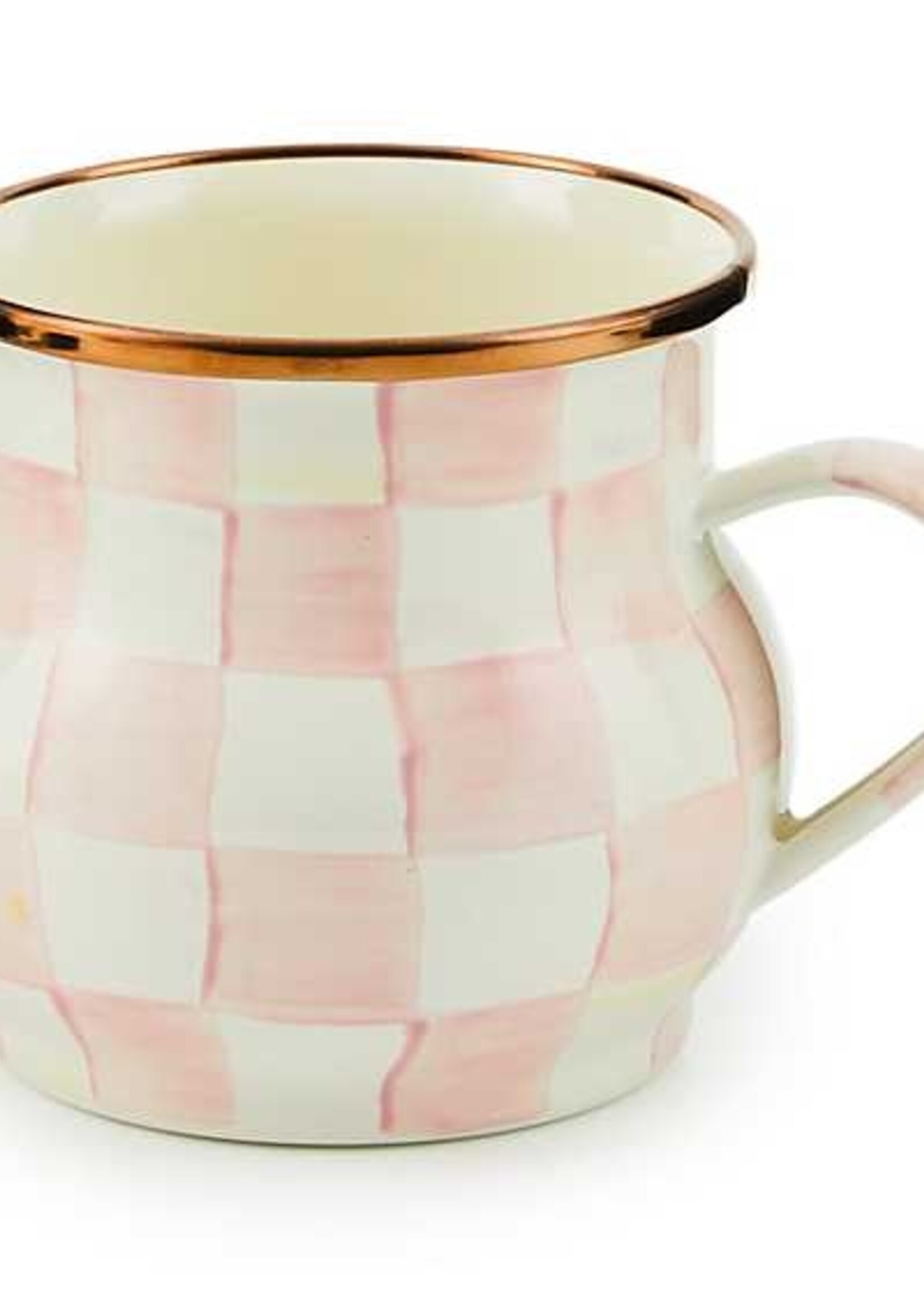 Mackenzie-Childs Rosy Check Mug
