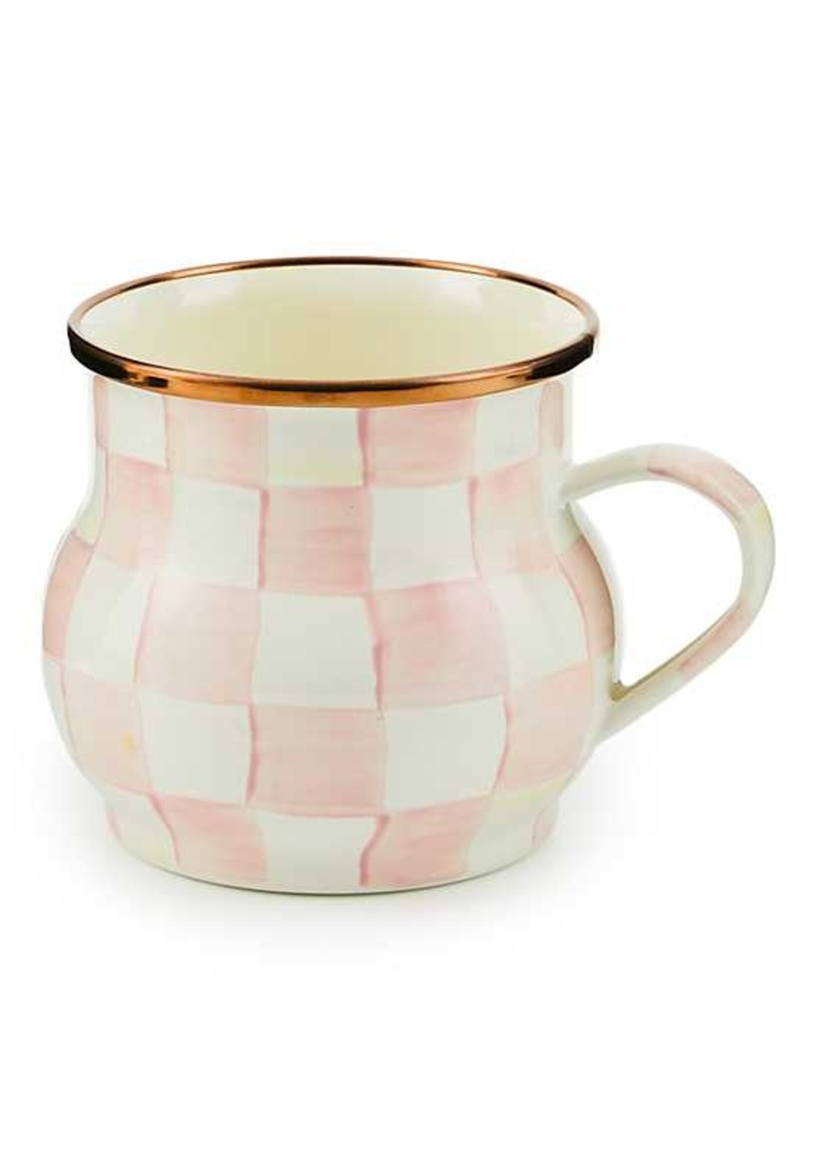 Mackenzie-Childs Rosy Check Mug