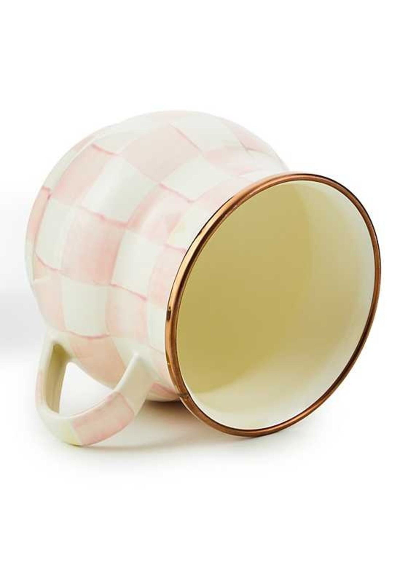 Mackenzie-Childs Rosy Check Mug