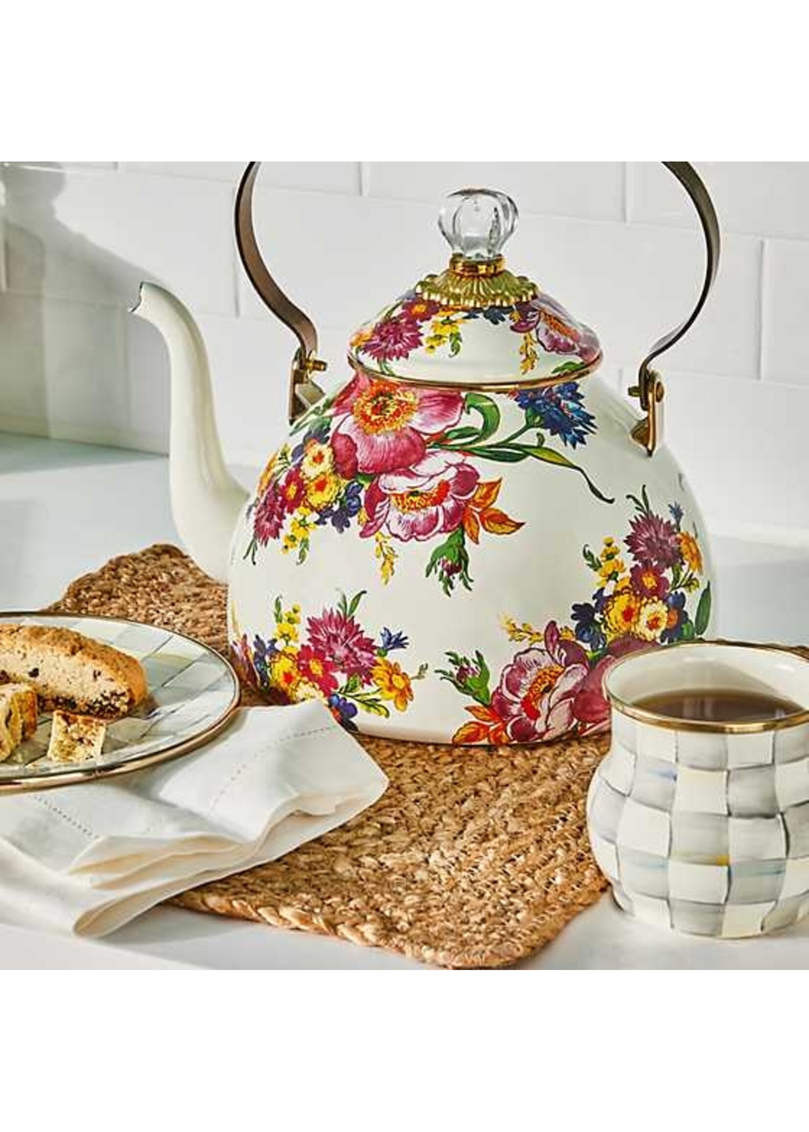 Mackenzie-Childs Sterling Check Mug