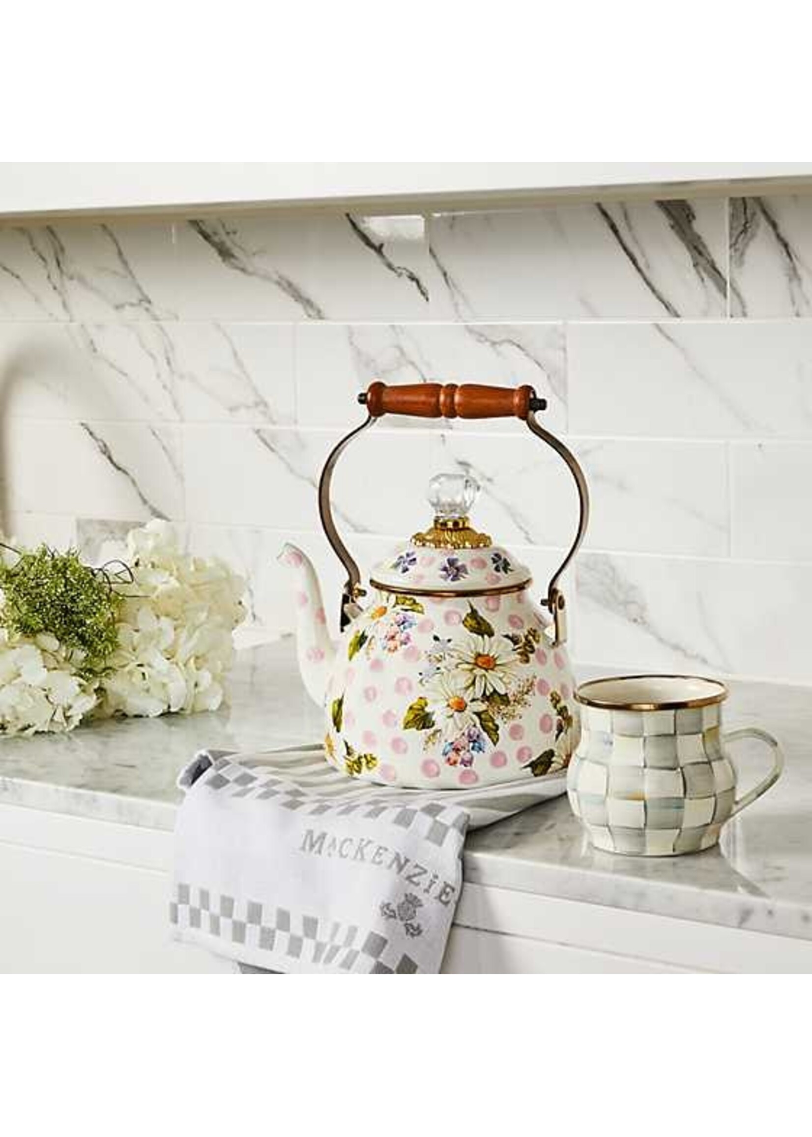 Mackenzie-Childs Sterling Check Mug
