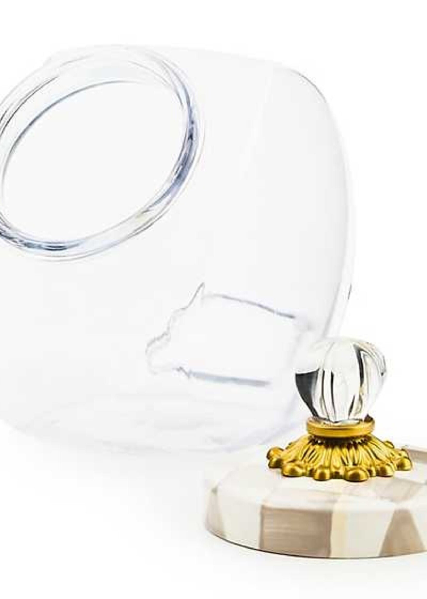 Mackenzie-Childs Sweets Jar with Mocha Check Lid