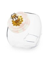 Mackenzie-Childs Sweets Jar with Rosy Check Enamel Lid