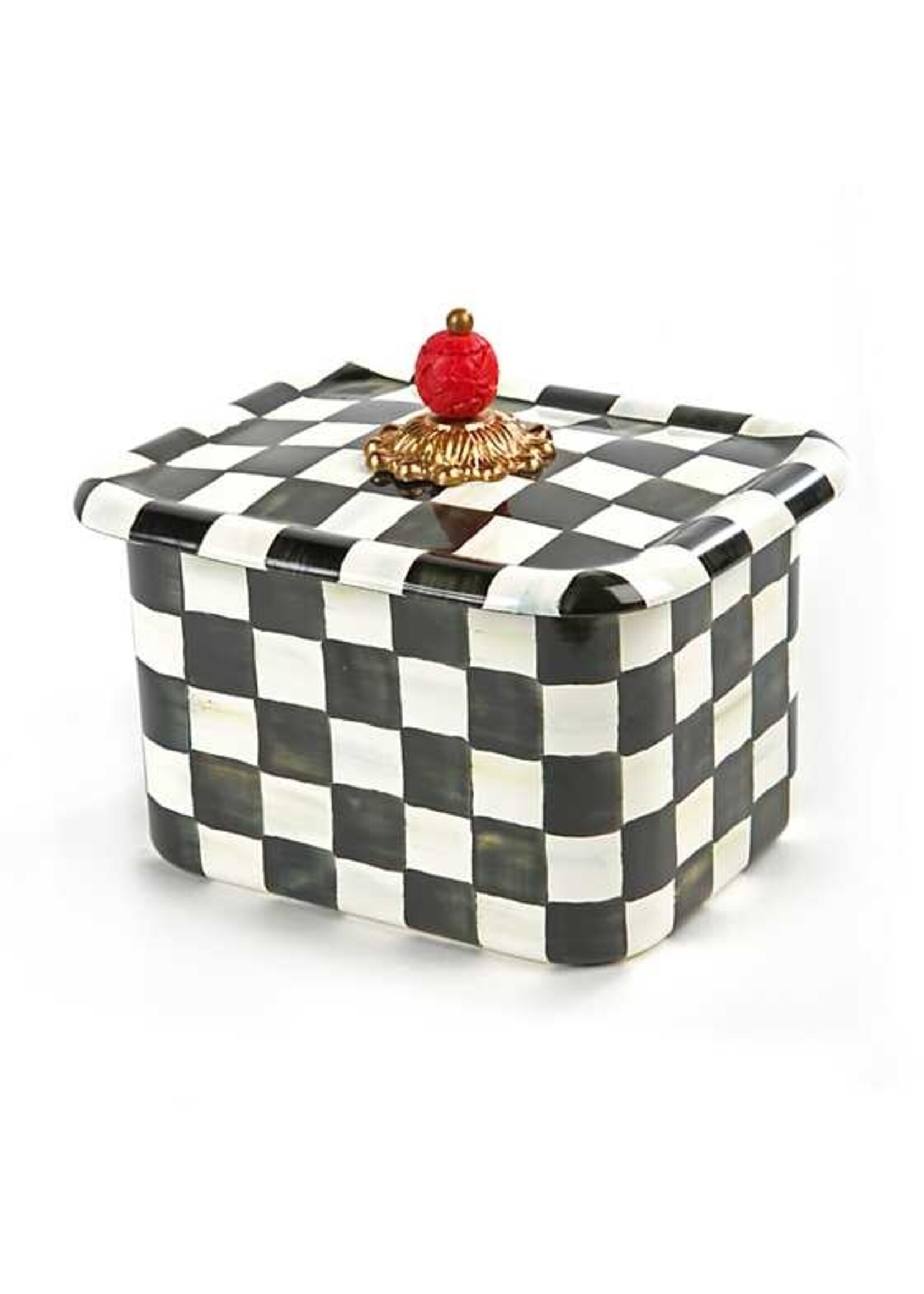 Mackenzie-Childs Courtly Check Recipe Box