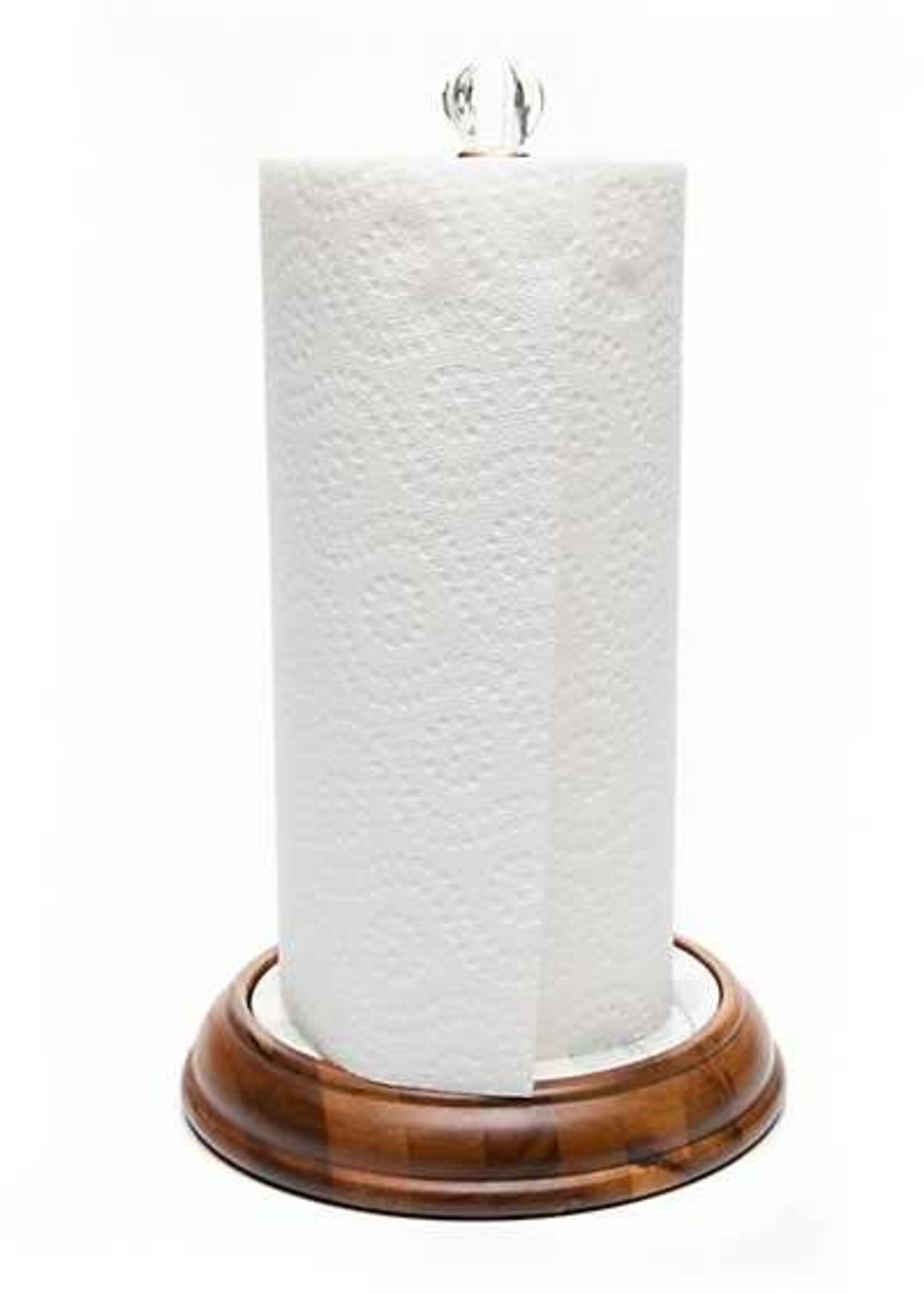 Mackenzie-Childs Sterling Check Wood Paper Towel Holder