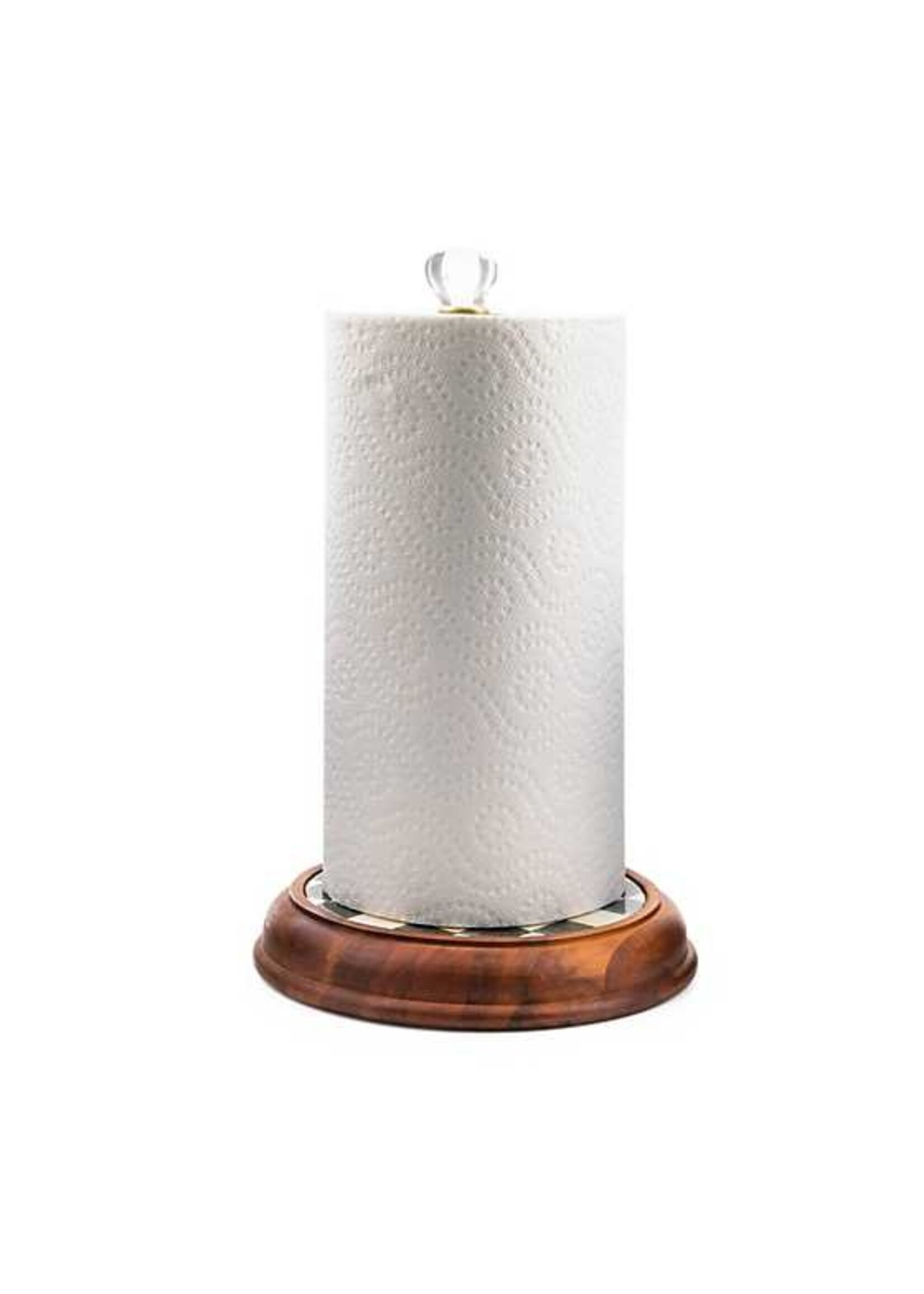 Mackenzie-Childs Courtly Check Wood Paper Towel Holder