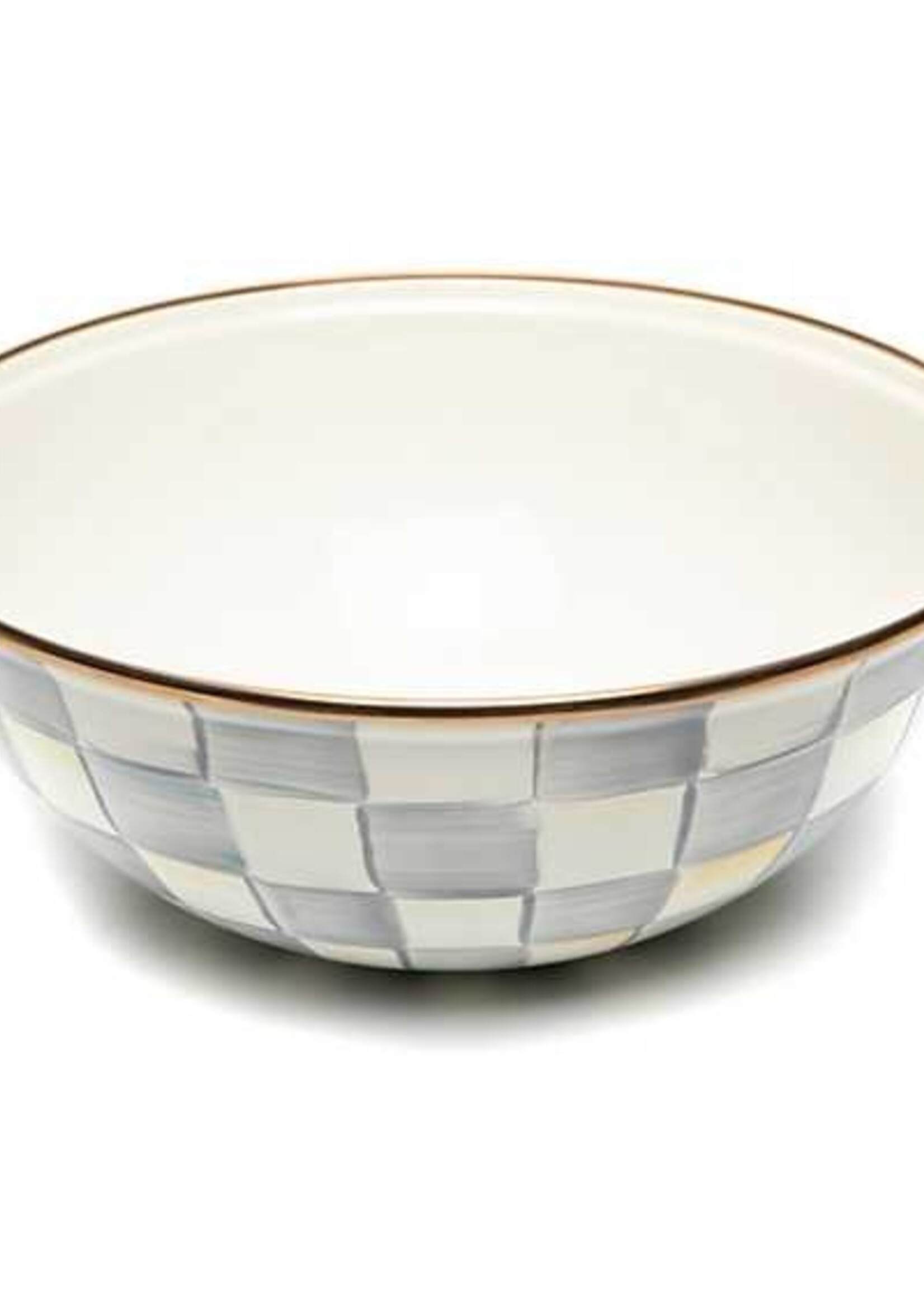 Mackenzie-Childs Sterling Check Medium Everyday Bowl