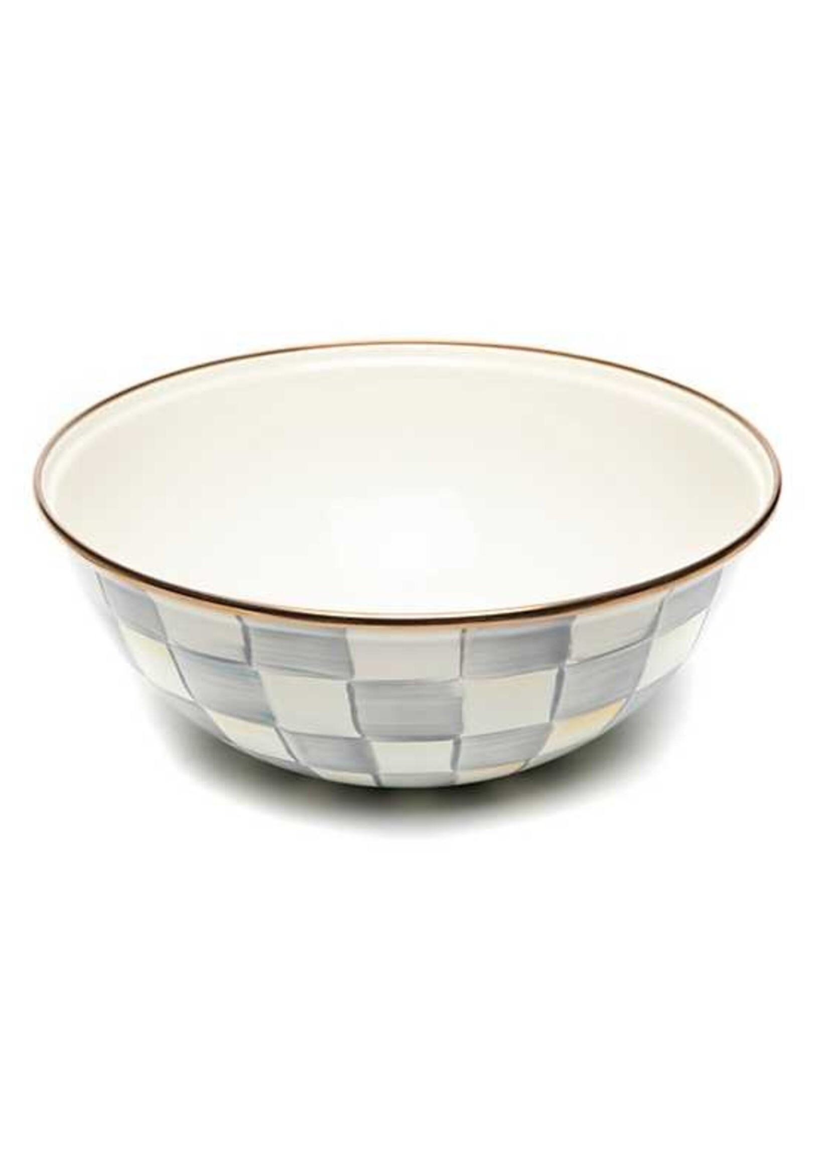 Mackenzie-Childs Sterling Check Medium Everyday Bowl