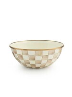 Mackenzie-Childs Mocha Check Medium Everyday Bowl