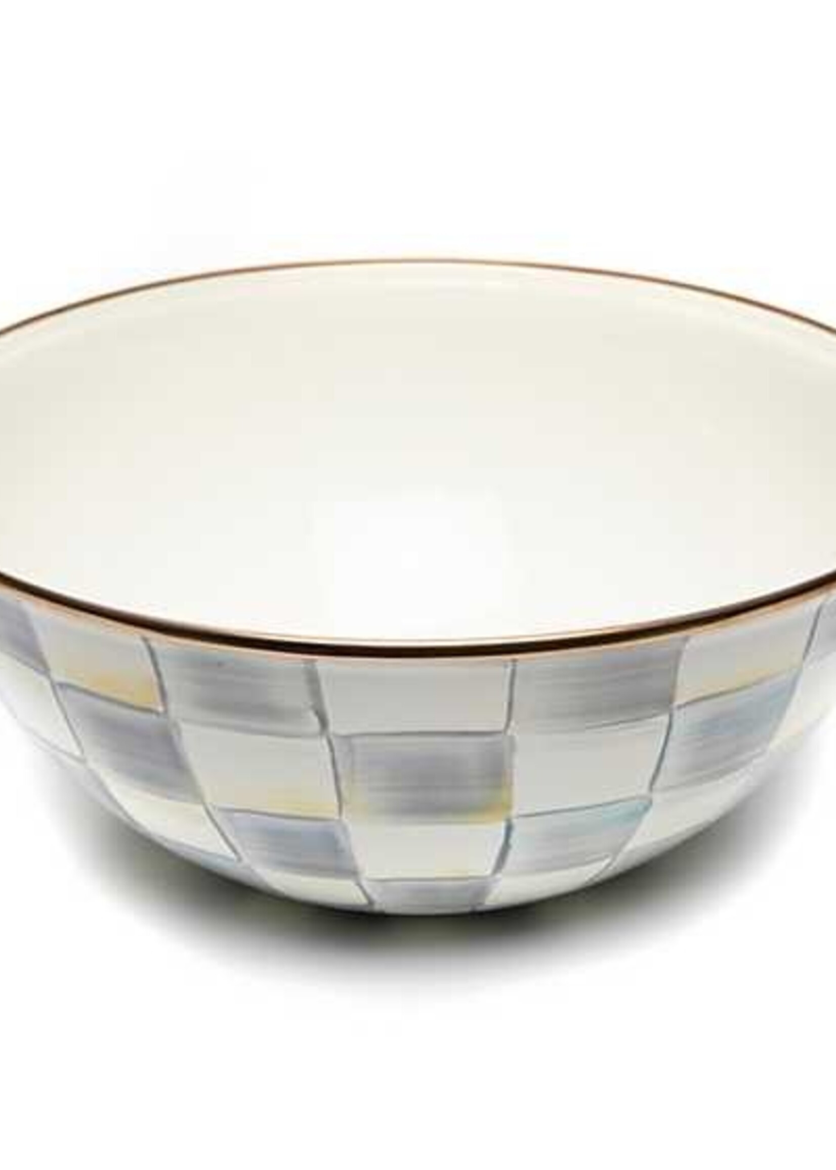 Mackenzie-Childs Sterling Check Large Everyday Bowl