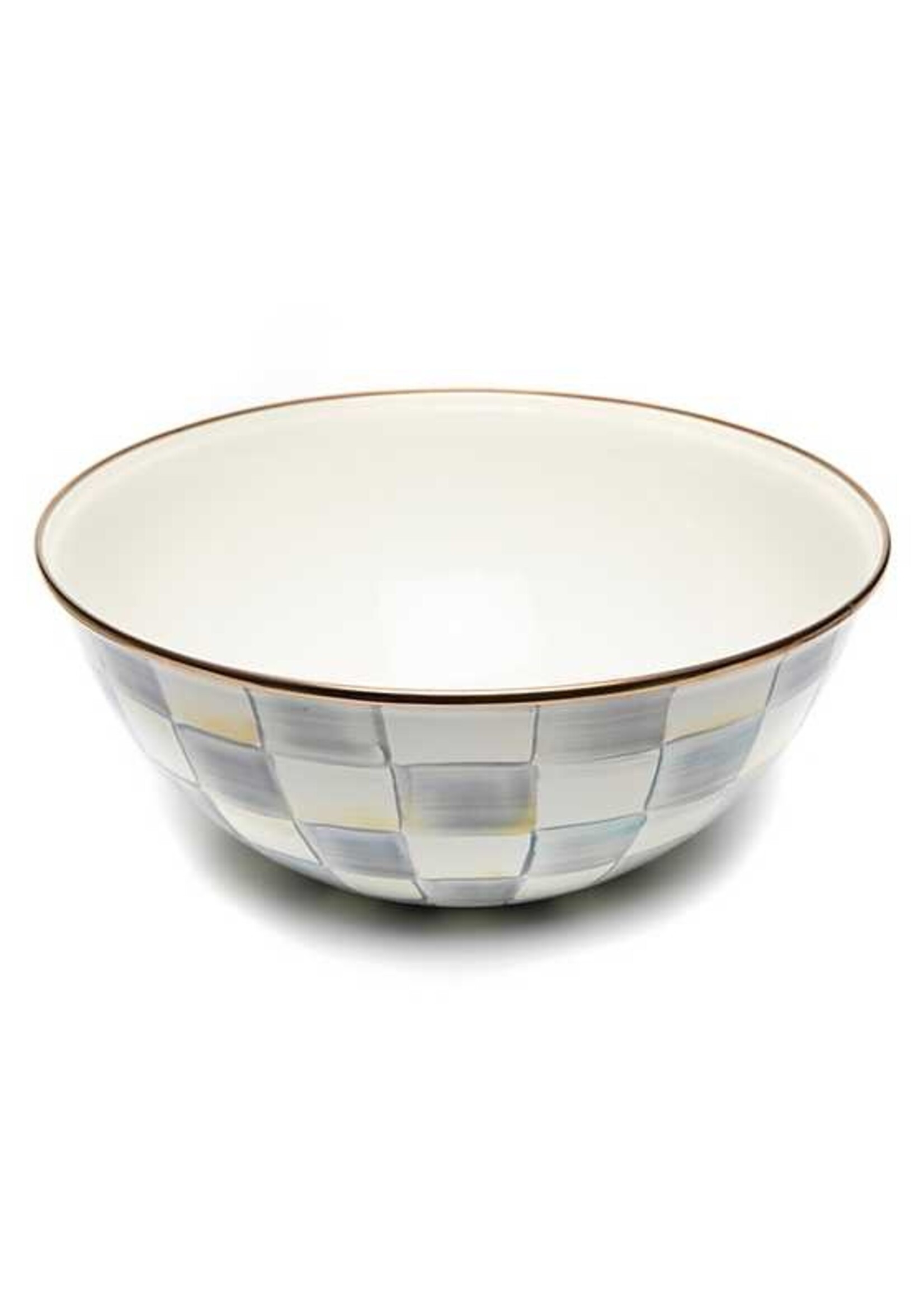 Mackenzie-Childs Sterling Check Large Everyday Bowl