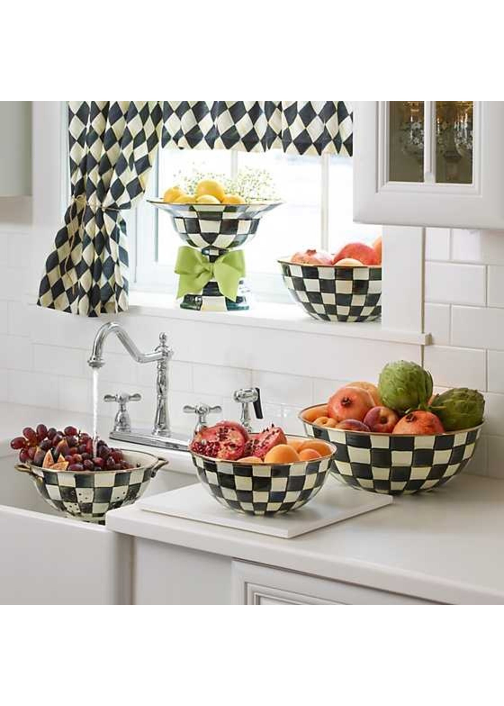 Mackenzie-Childs Courtly Check Extra Large Everyday Bowl