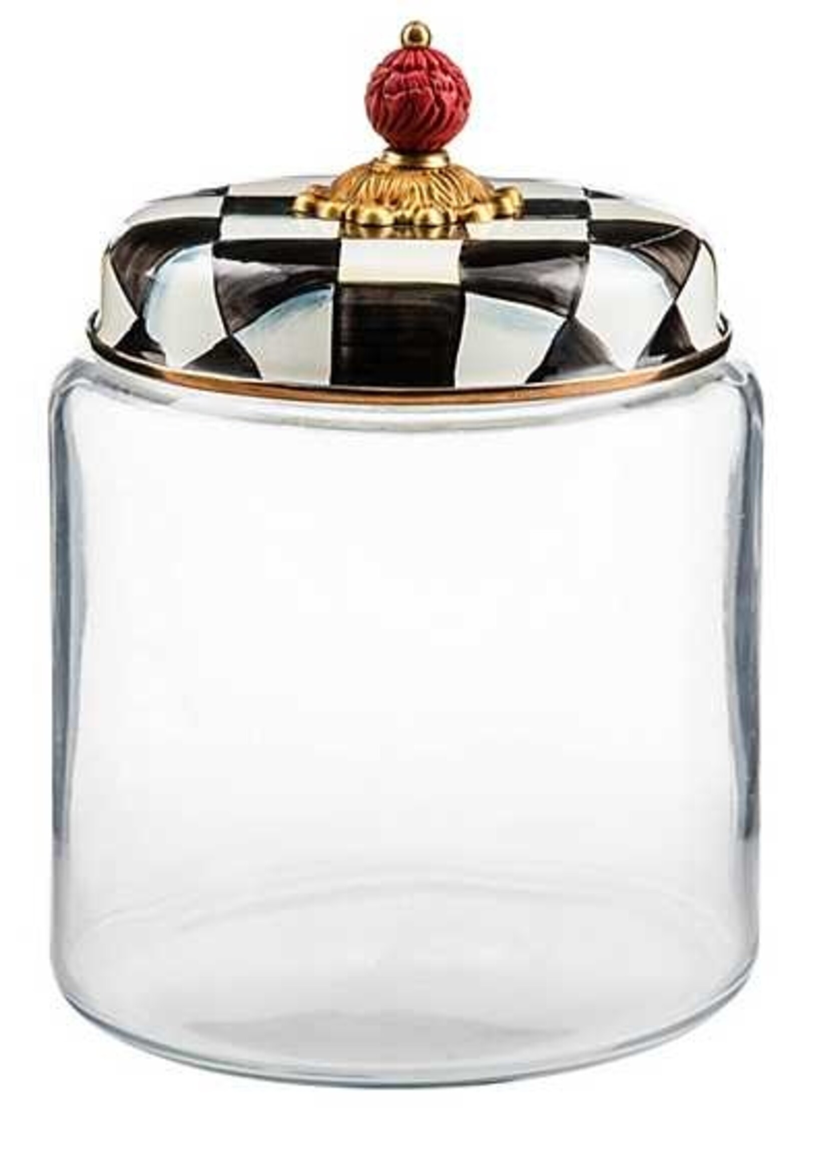 Mackenzie-Childs Courtly Check Large Kitchen Canister