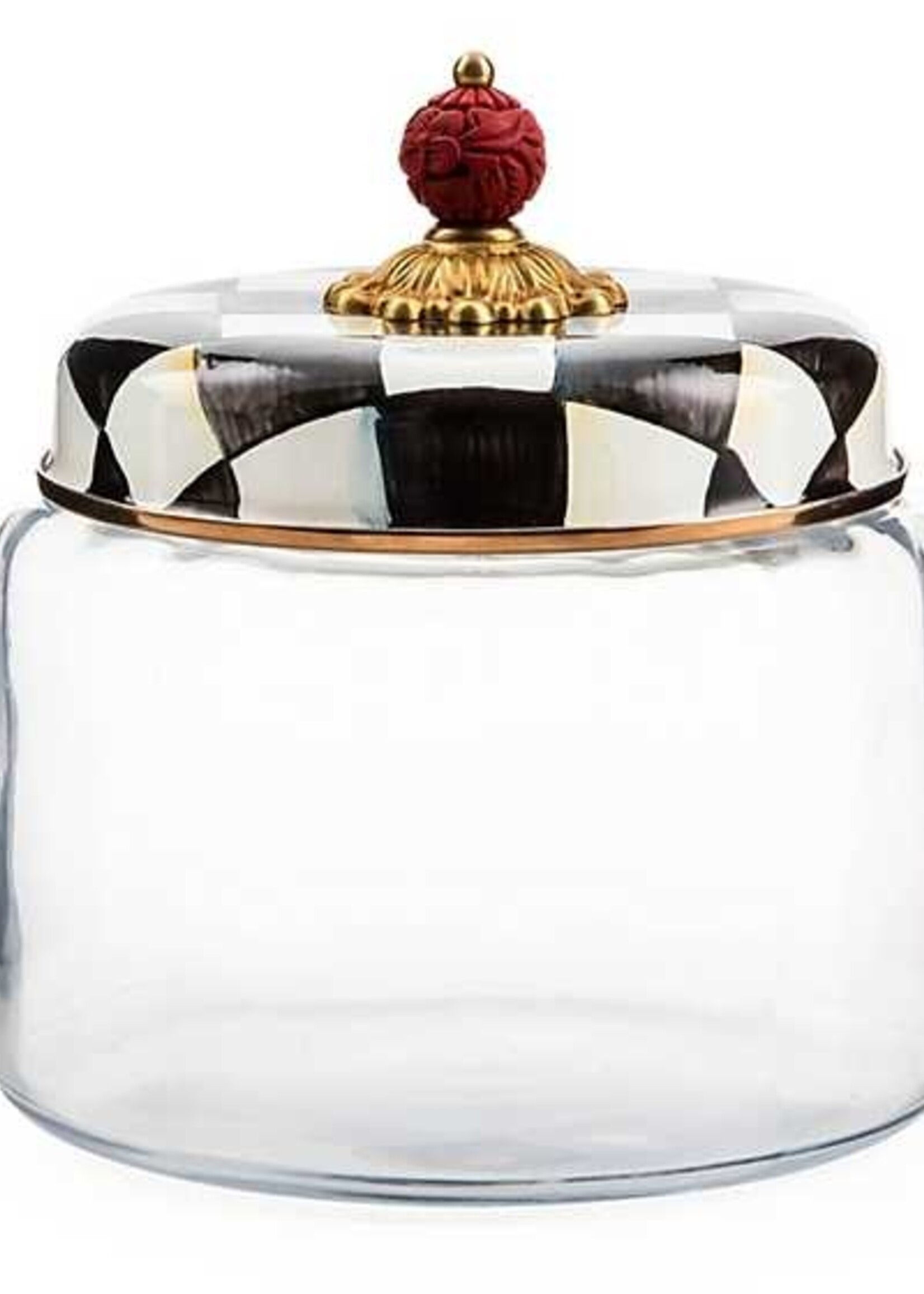 Mackenzie-Childs Courtly Check Medium Kitchen Canister