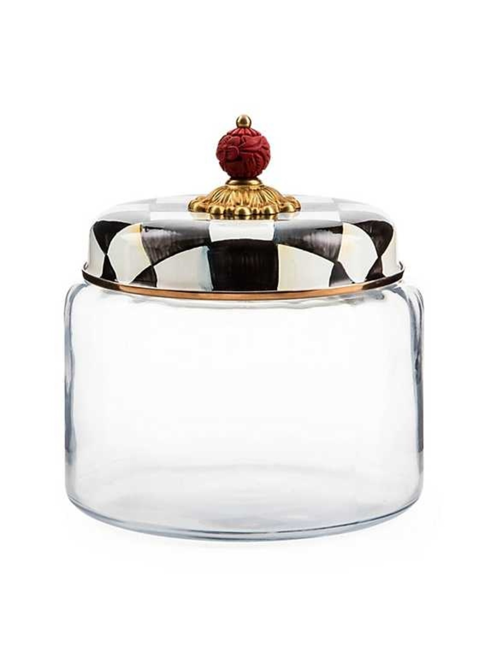 Mackenzie-Childs Courtly Check Medium Kitchen Canister