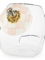 Mackenzie-Childs Cookie Jar with Rosy Check Lid