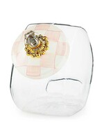 Mackenzie-Childs Cookie Jar with Rosy Check Lid