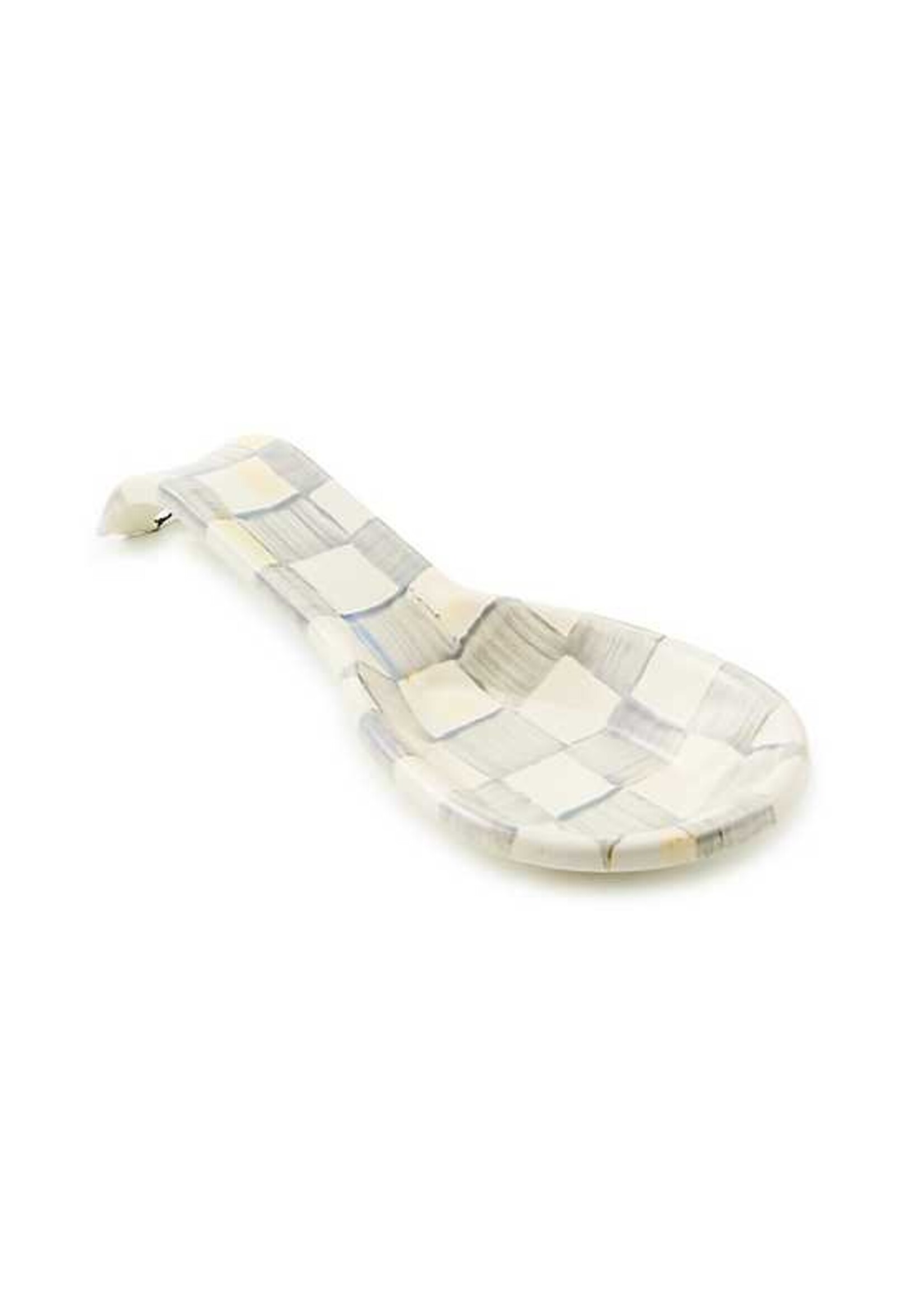 Mackenzie-Childs Sterling Check Spoon Rest