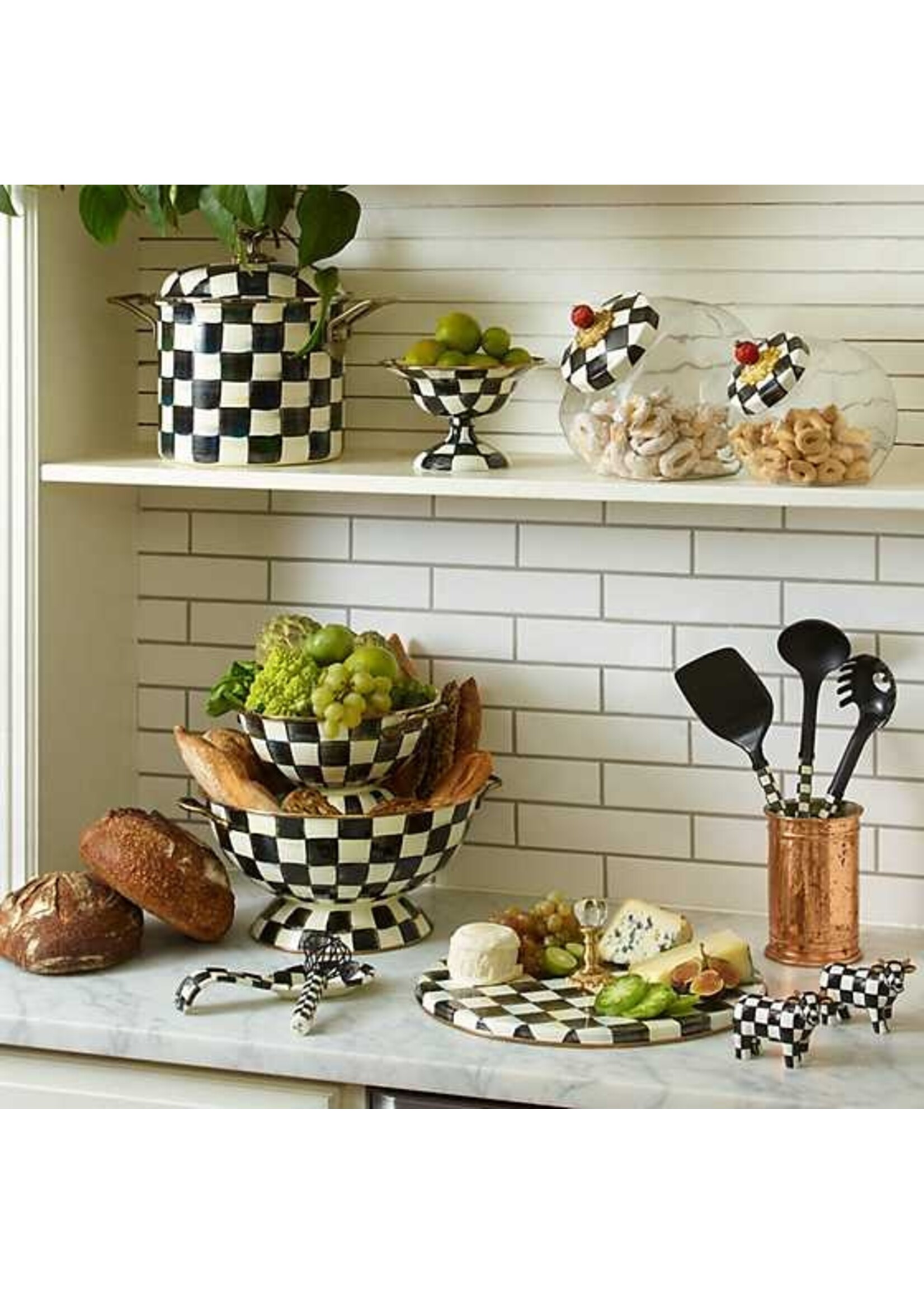Mackenzie-Childs Courtly Check Spoon Rest