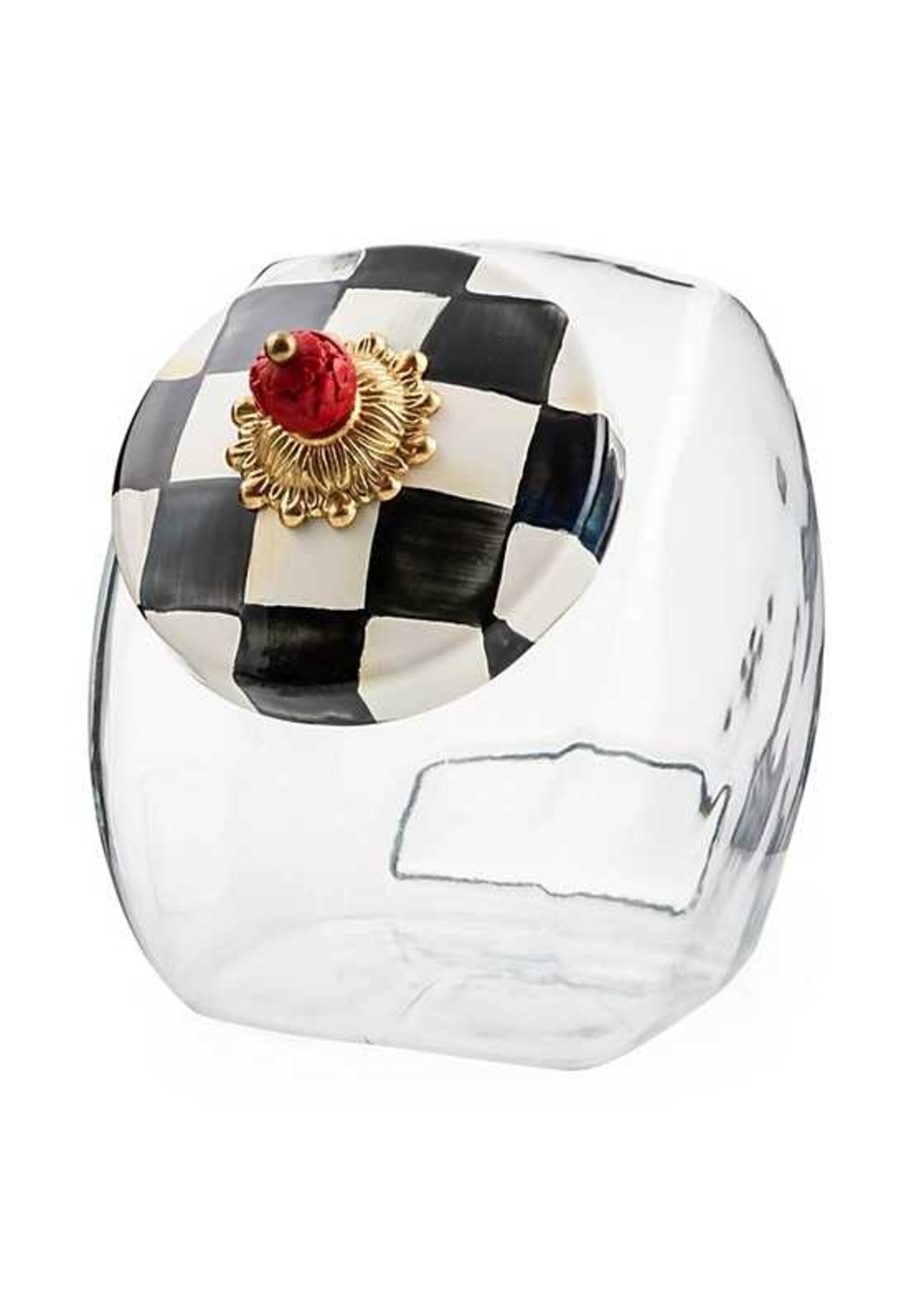 Mackenzie-Childs Cookie Jar with Courtly Check Lid