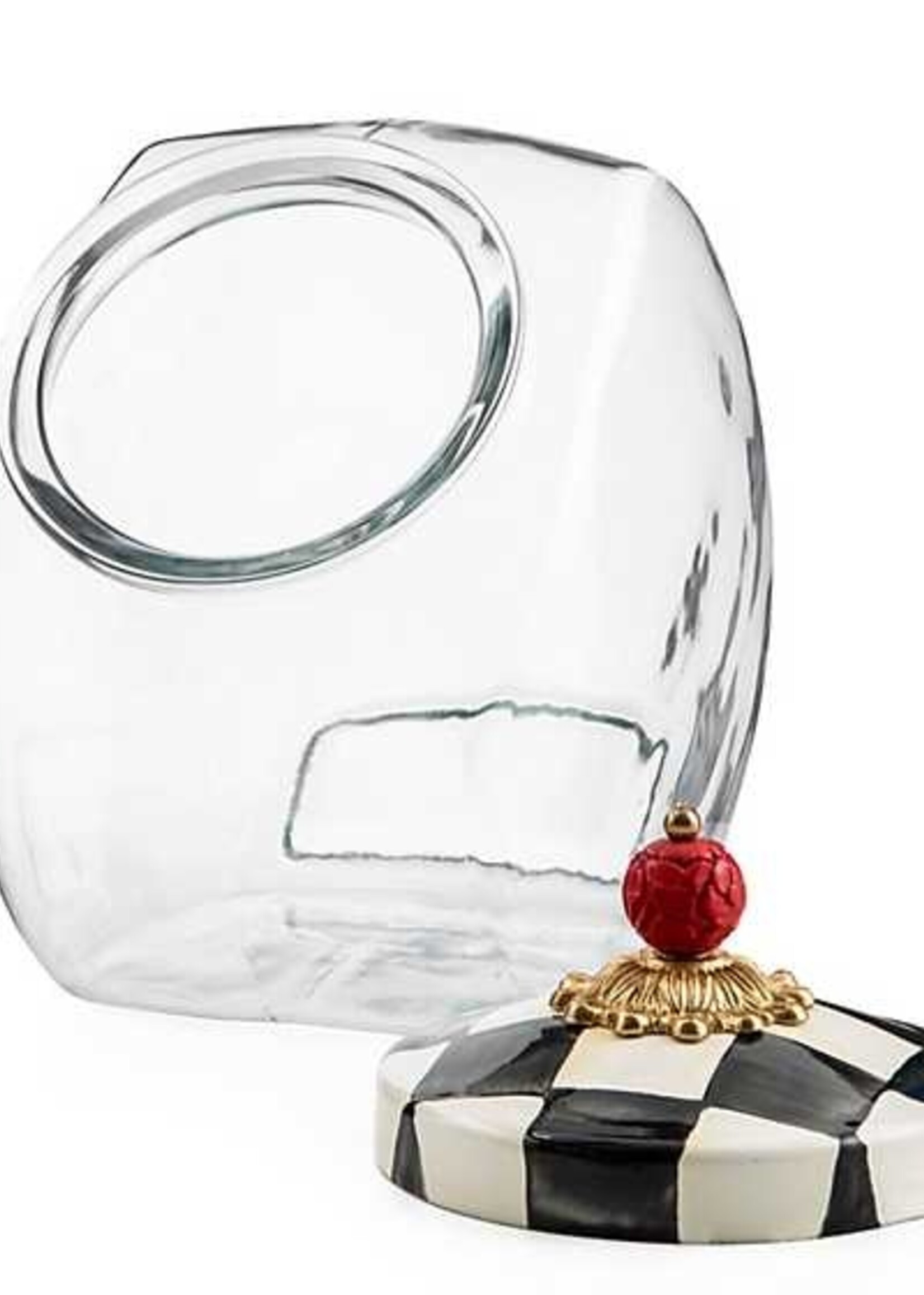 Mackenzie-Childs Cookie Jar with Courtly Check Lid