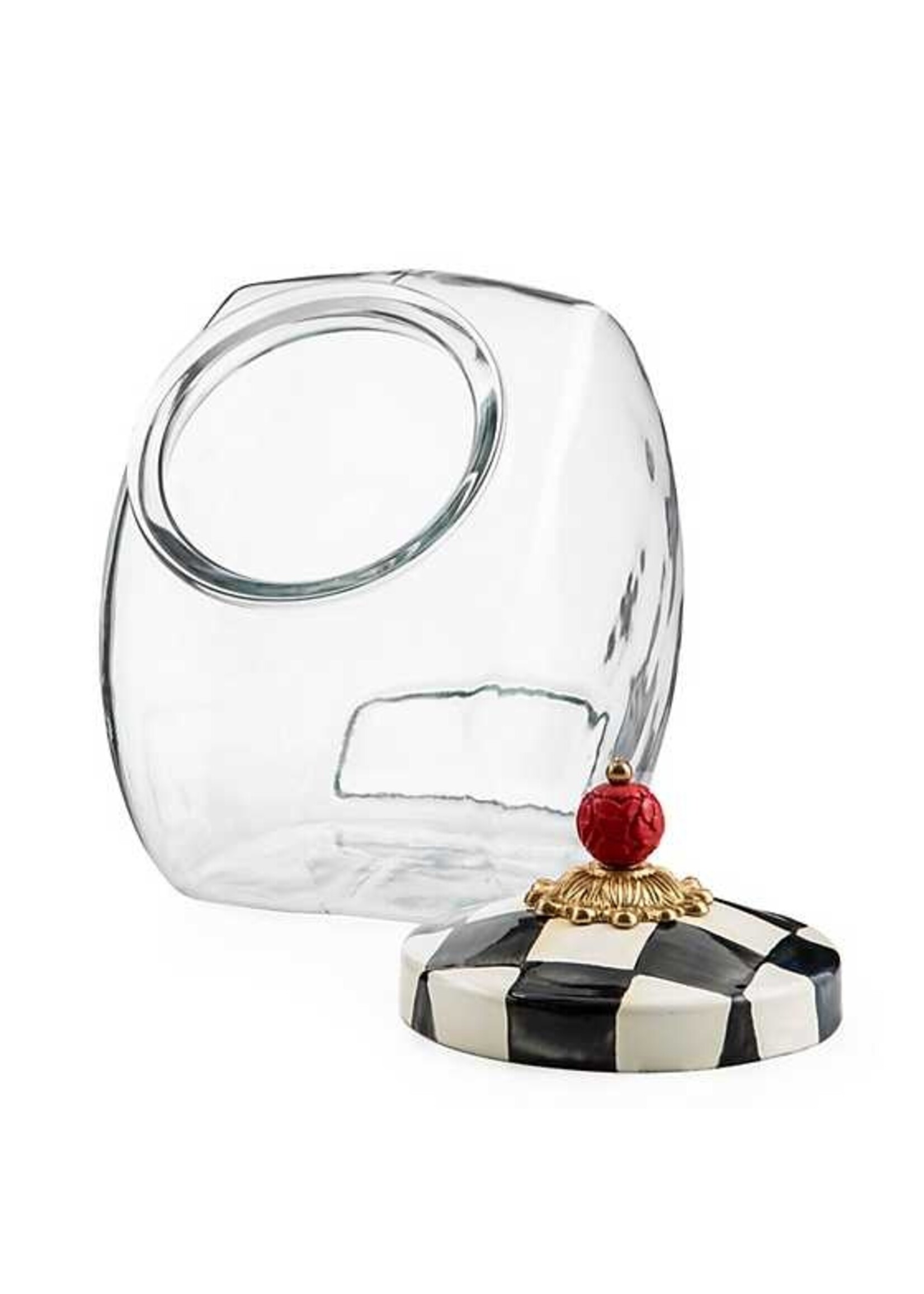 Mackenzie-Childs Cookie Jar with Courtly Check Lid
