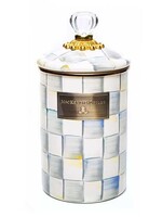 Mackenzie-Childs Sterling Check Large Canister