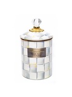 Mackenzie-Childs Sterling Check Medium Canister