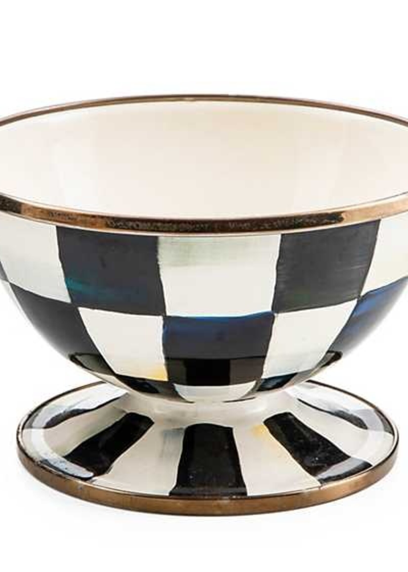 Mackenzie-Childs Courtly Check Ice Cream Dish