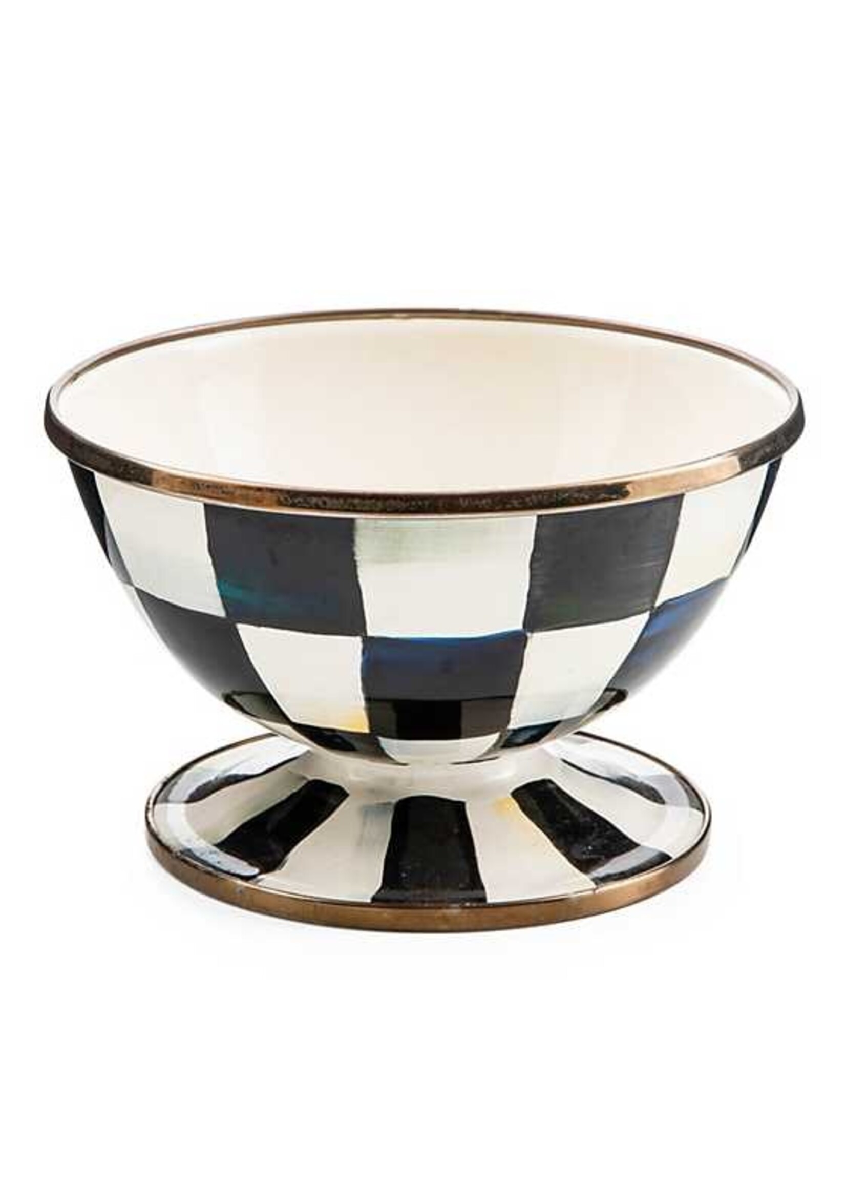 Mackenzie-Childs Courtly Check Ice Cream Dish