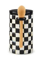 Mackenzie-Childs Courtly Check Farmhouse Canister