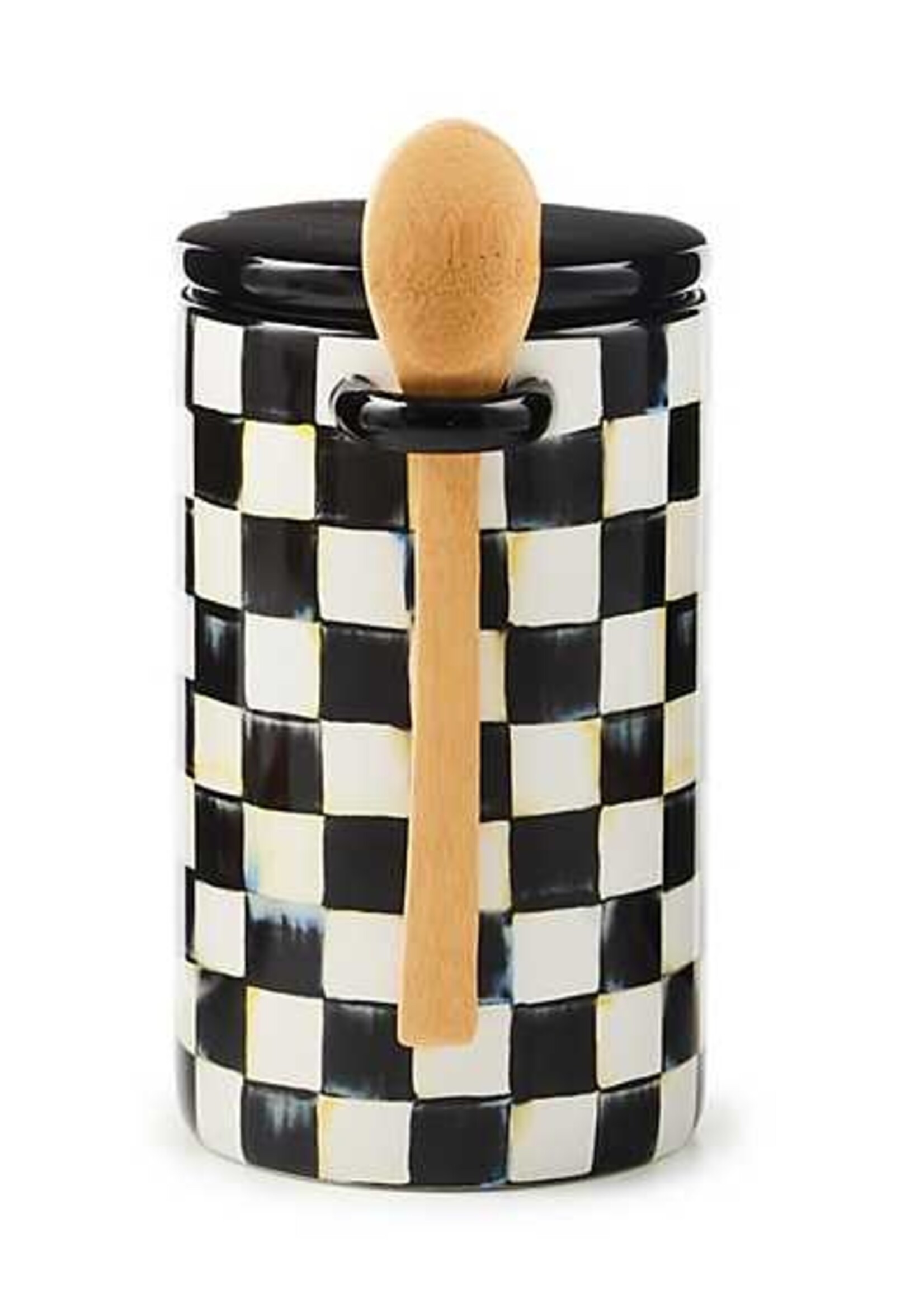 Mackenzie-Childs Courtly Check Farmhouse Canister