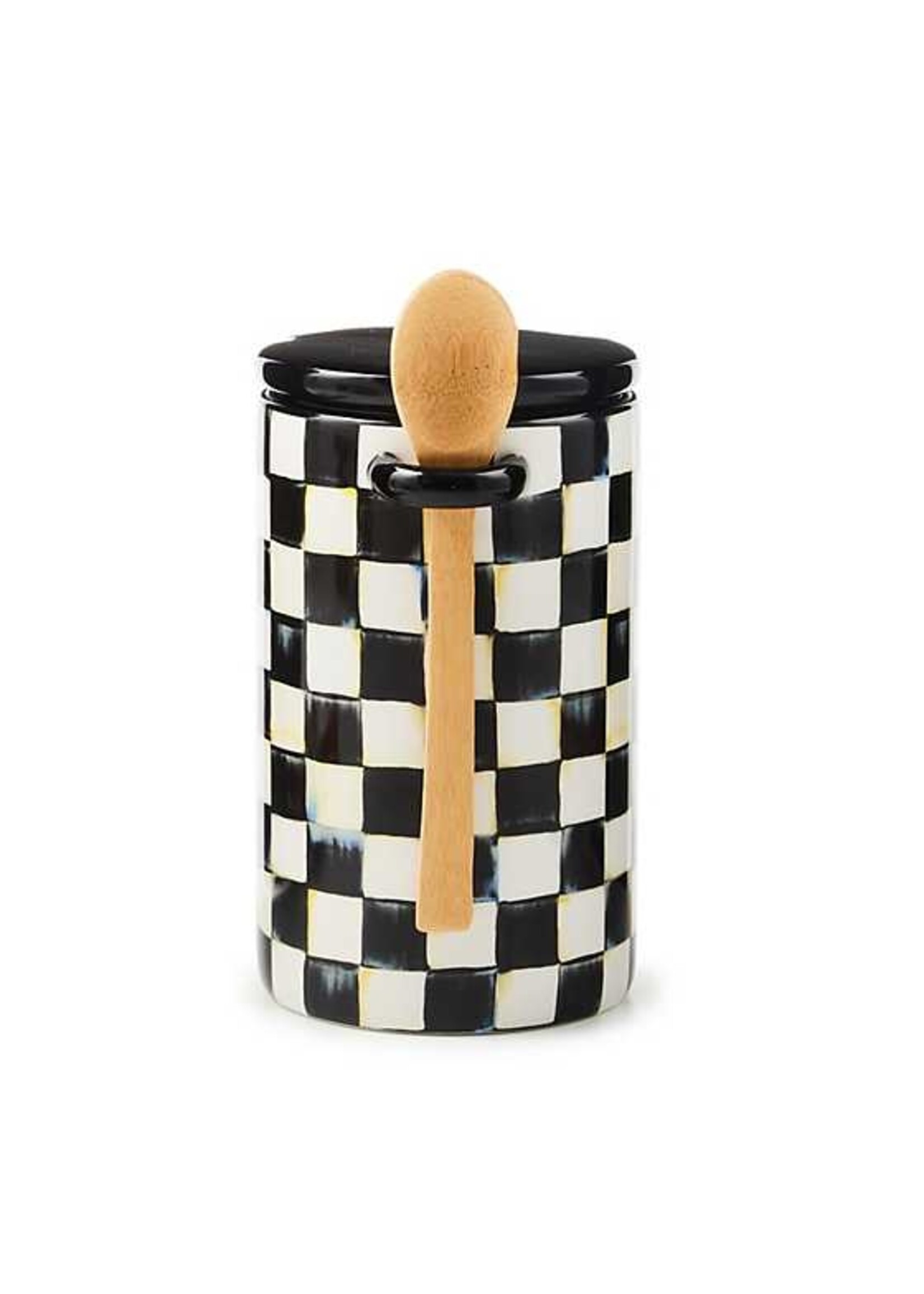 Mackenzie-Childs Courtly Check Farmhouse Canister