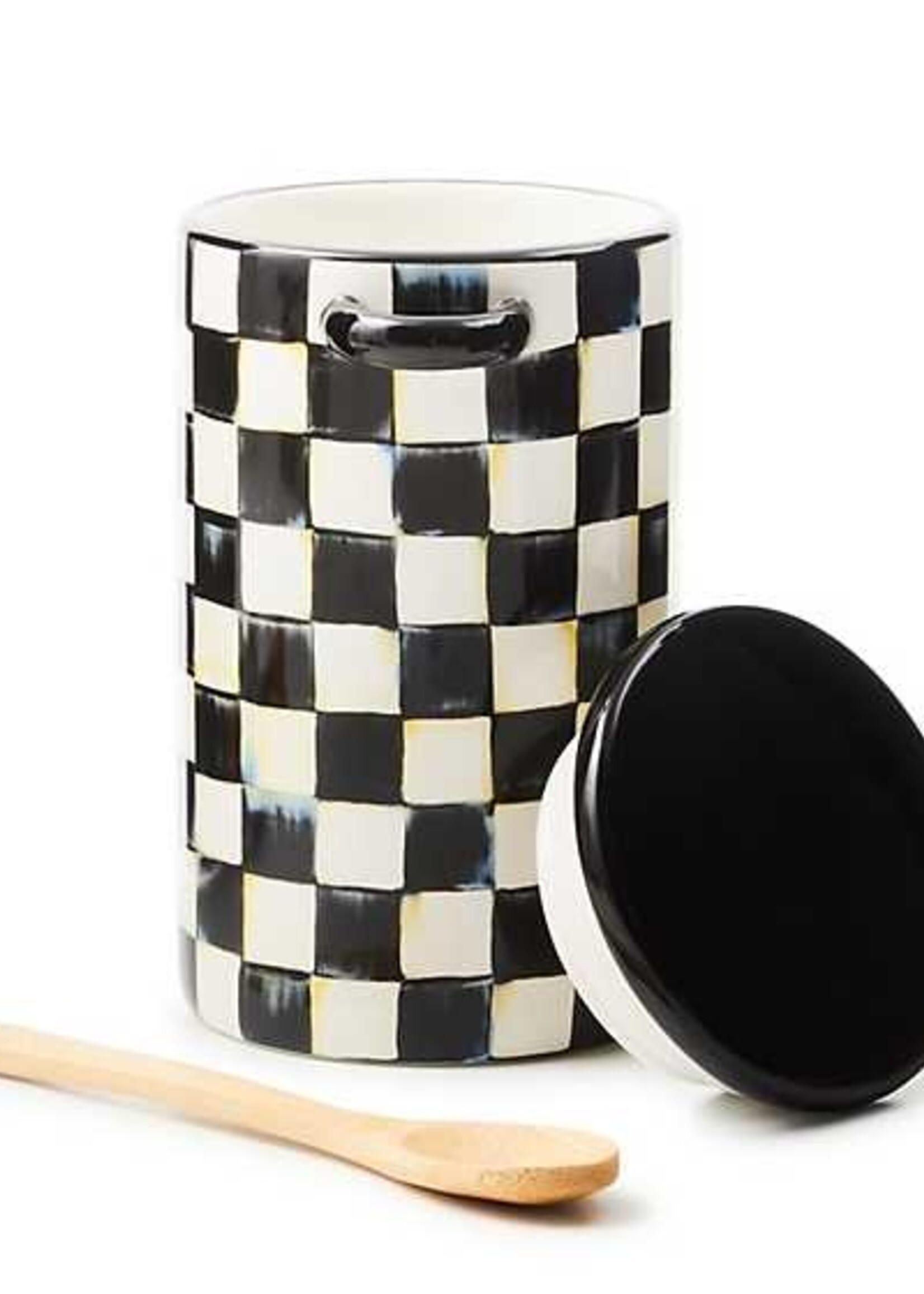 Mackenzie-Childs Courtly Check Farmhouse Canister
