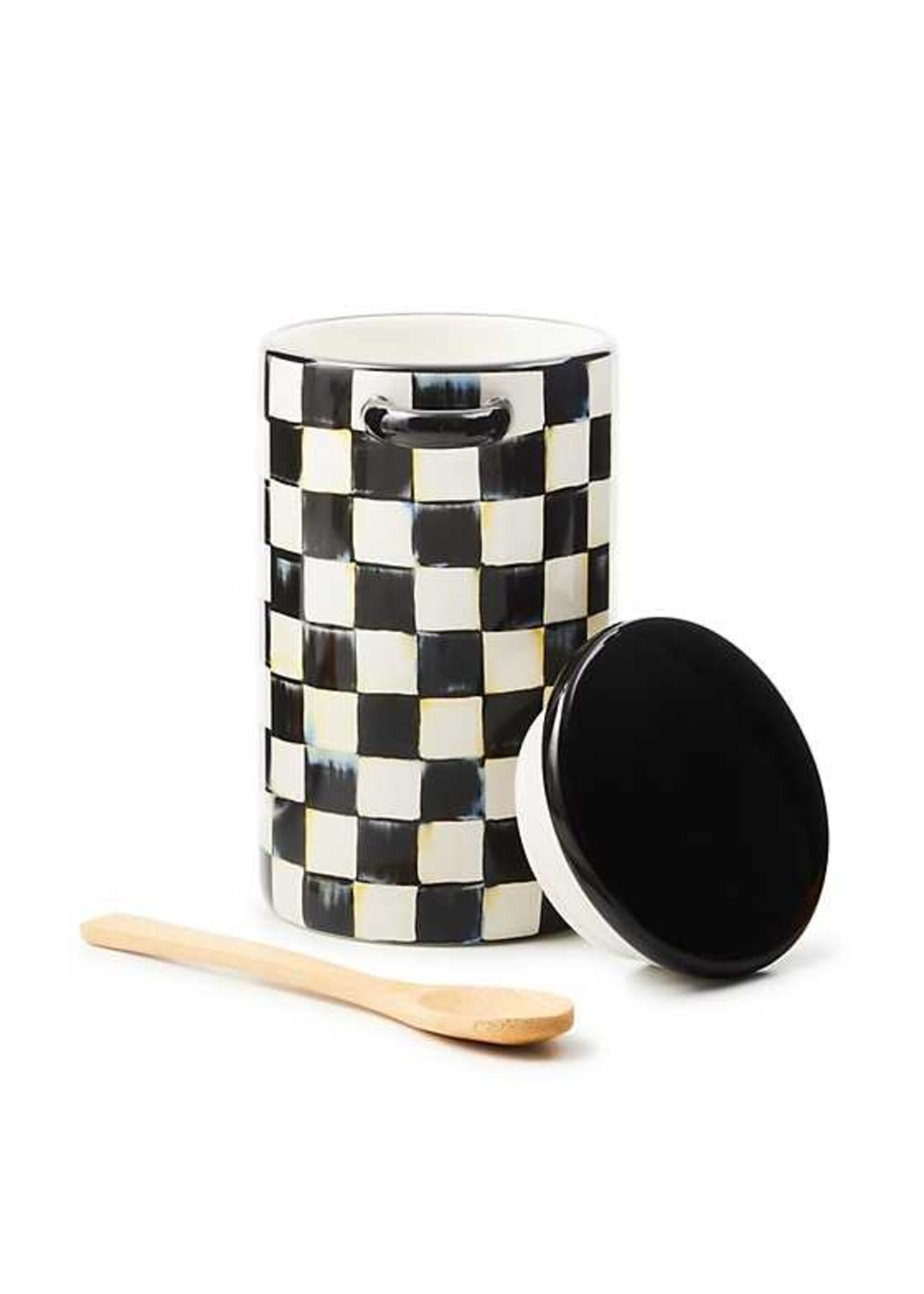 Mackenzie-Childs Courtly Check Farmhouse Canister