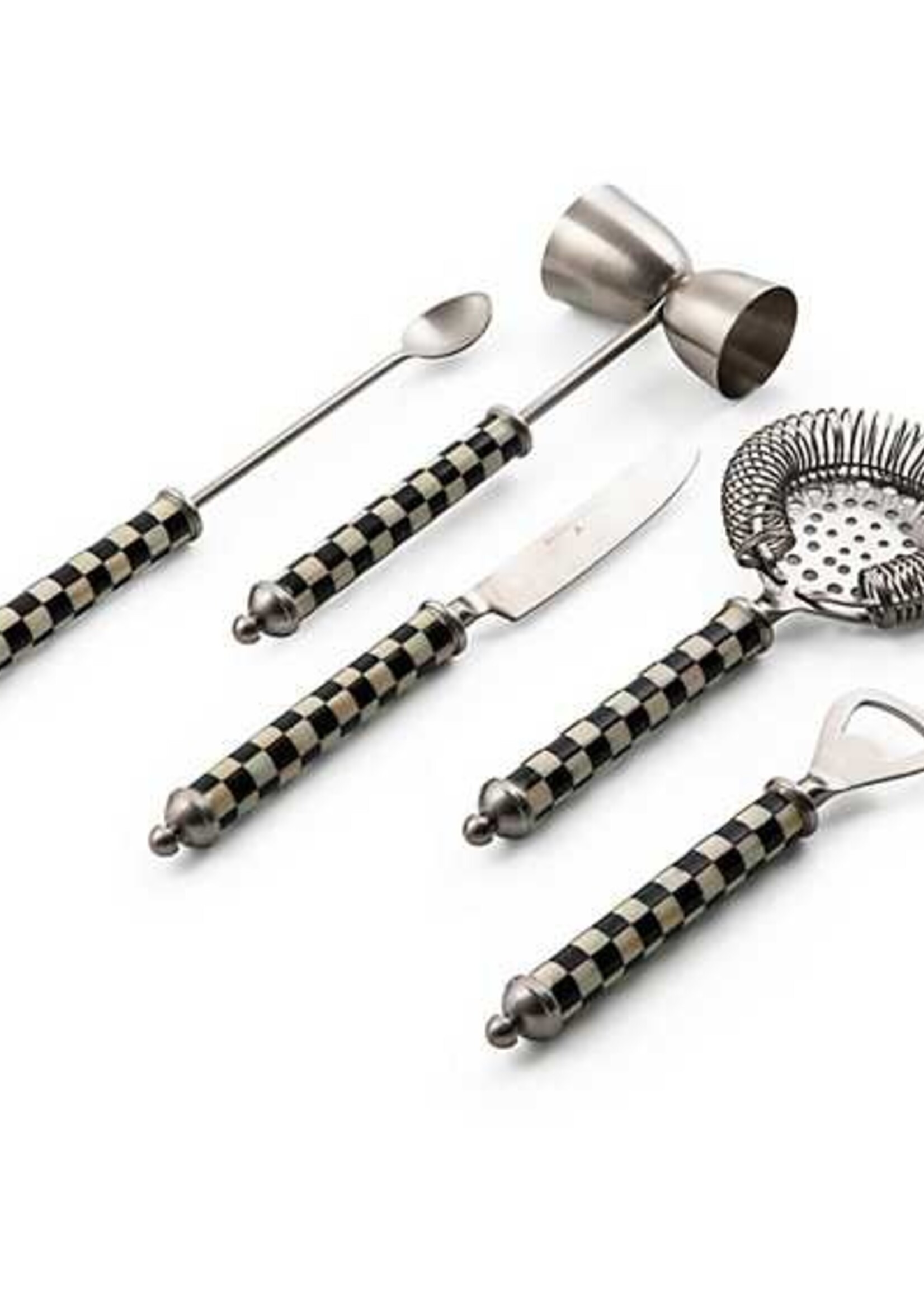 Mackenzie-Childs Courtly Check 3260 Bar Tool Set