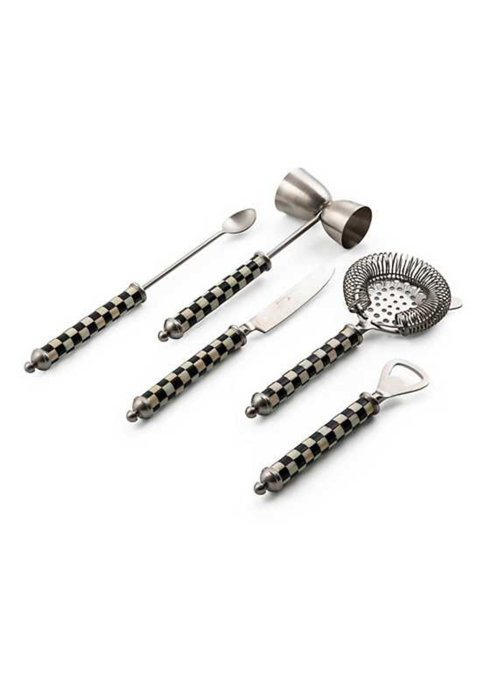 Mackenzie-Childs Courtly Check 3260 Bar Tool Set