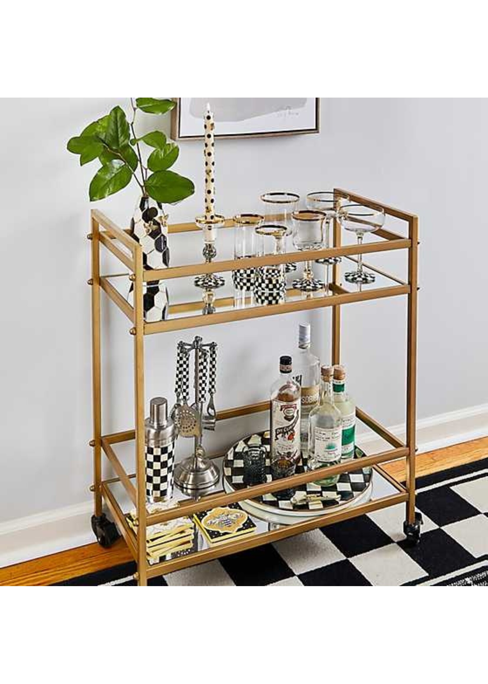 Mackenzie-Childs Courtly Check 3260 Bar Tool Set