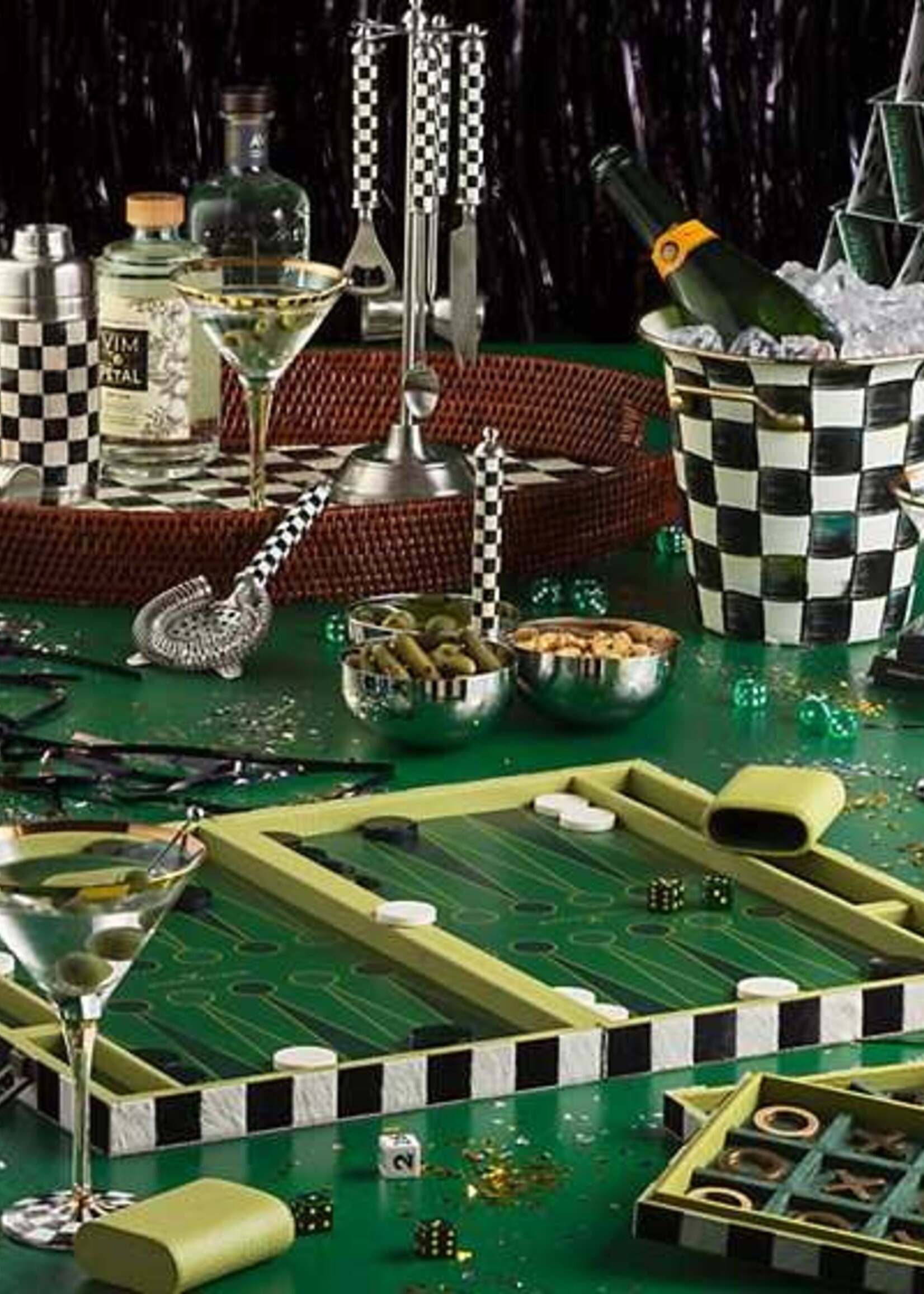 Mackenzie-Childs Courtly 3260 Cocktail Shaker