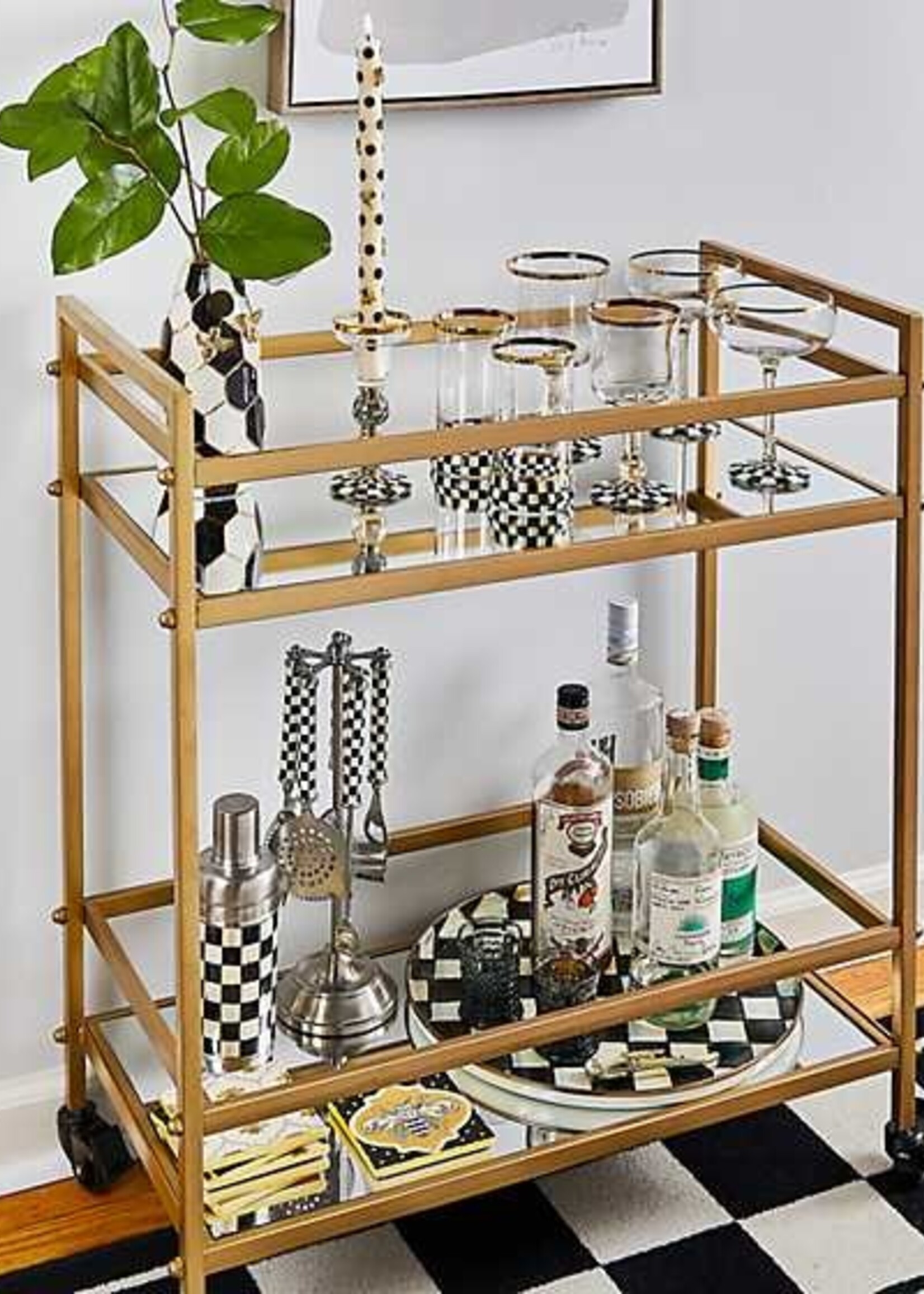 Mackenzie-Childs Courtly 3260 Cocktail Shaker