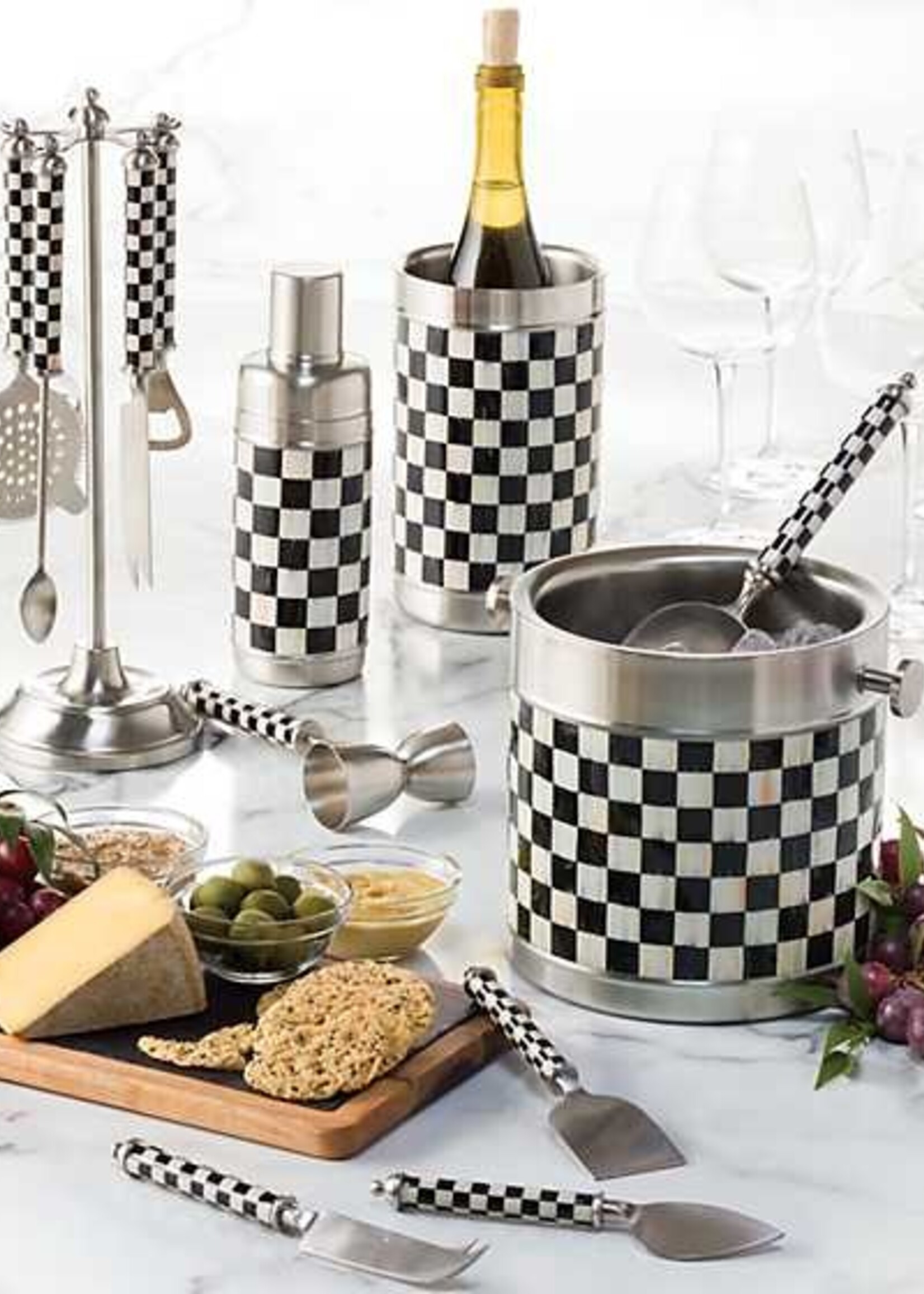 Mackenzie-Childs Courtly Check 3260 Ice Bucket
