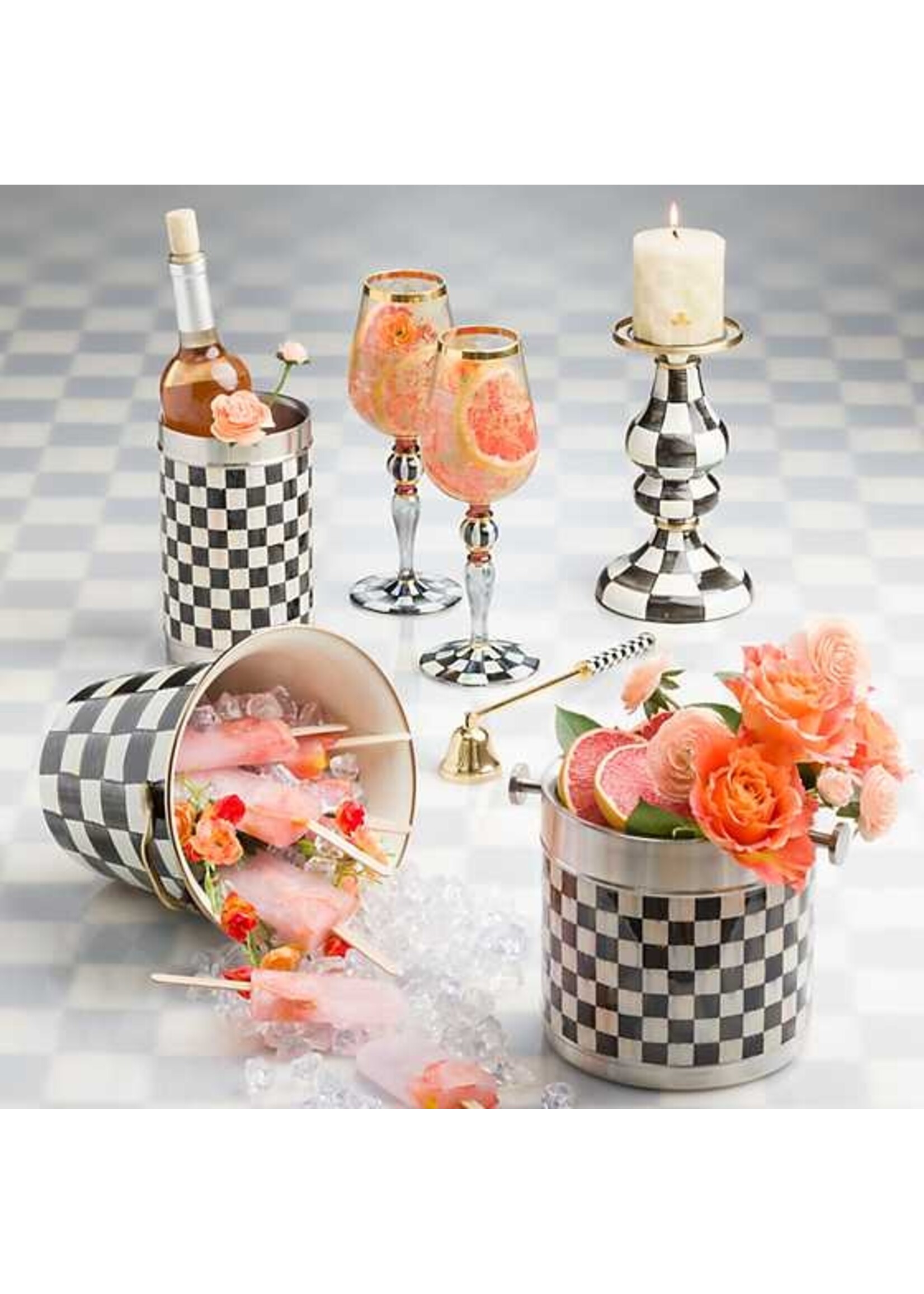 Mackenzie-Childs Courtly Check 3260 Wine Cooler