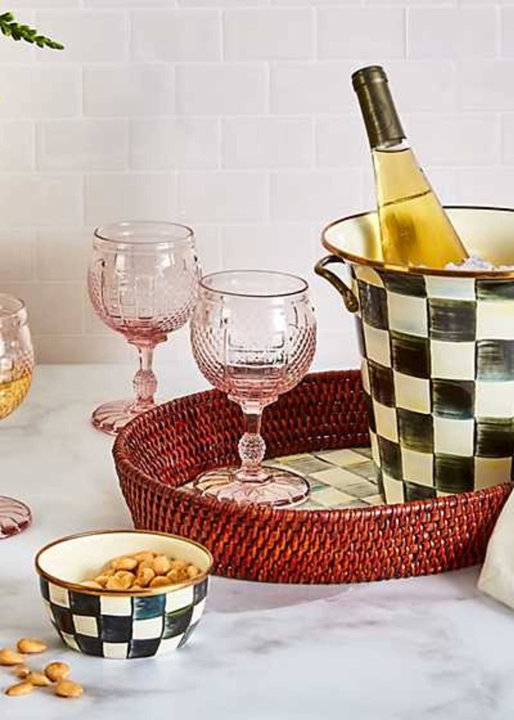 Mackenzie-Childs Courtly Check Wine Cooler