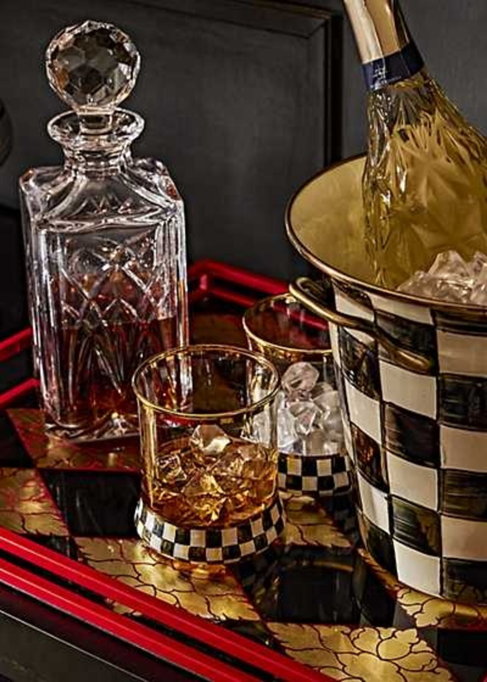 Mackenzie-Childs Courtly Check Wine Cooler