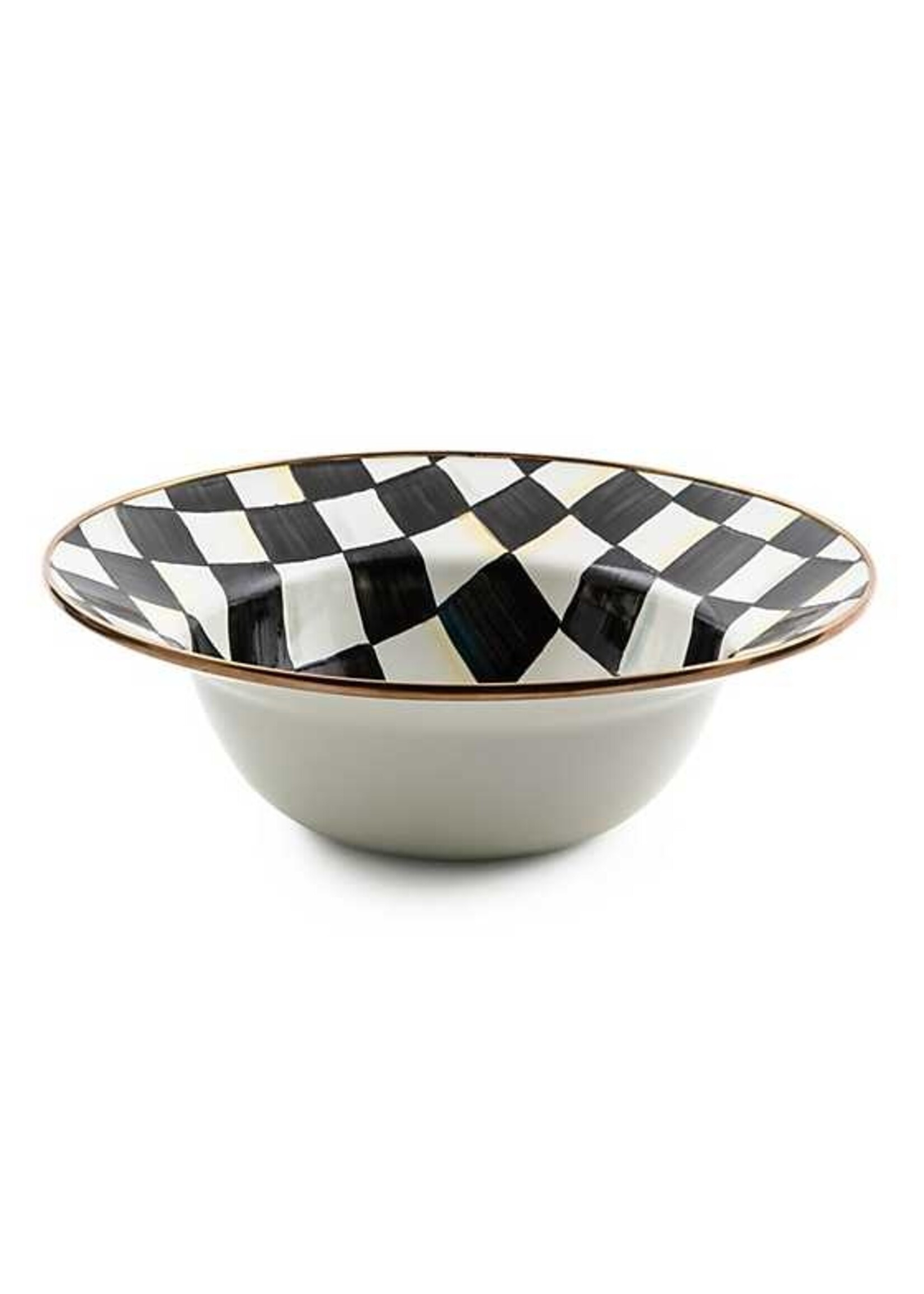 Mackenzie-Childs Courtly Check Serving Bowl