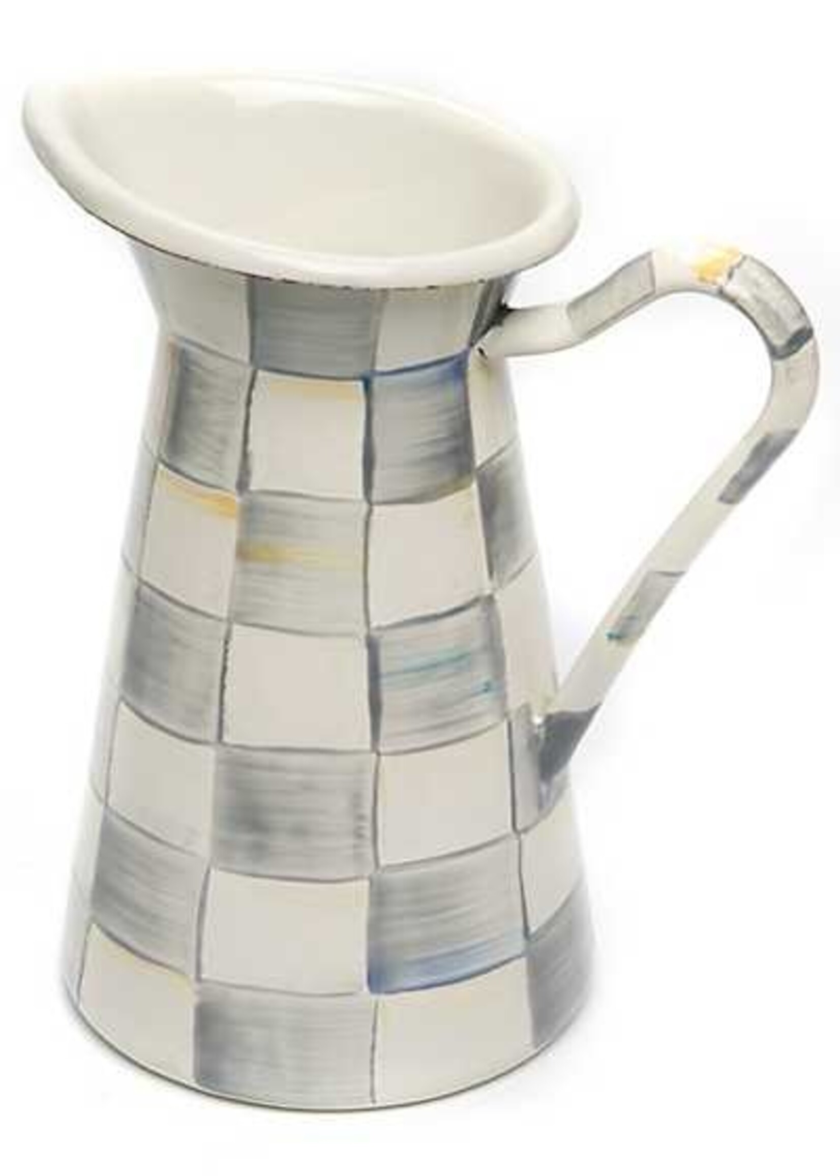 Mackenzie-Childs Sterling Check Medium Practical Pitcher