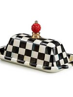 Mackenzie-Childs Courtly Check Butter Box