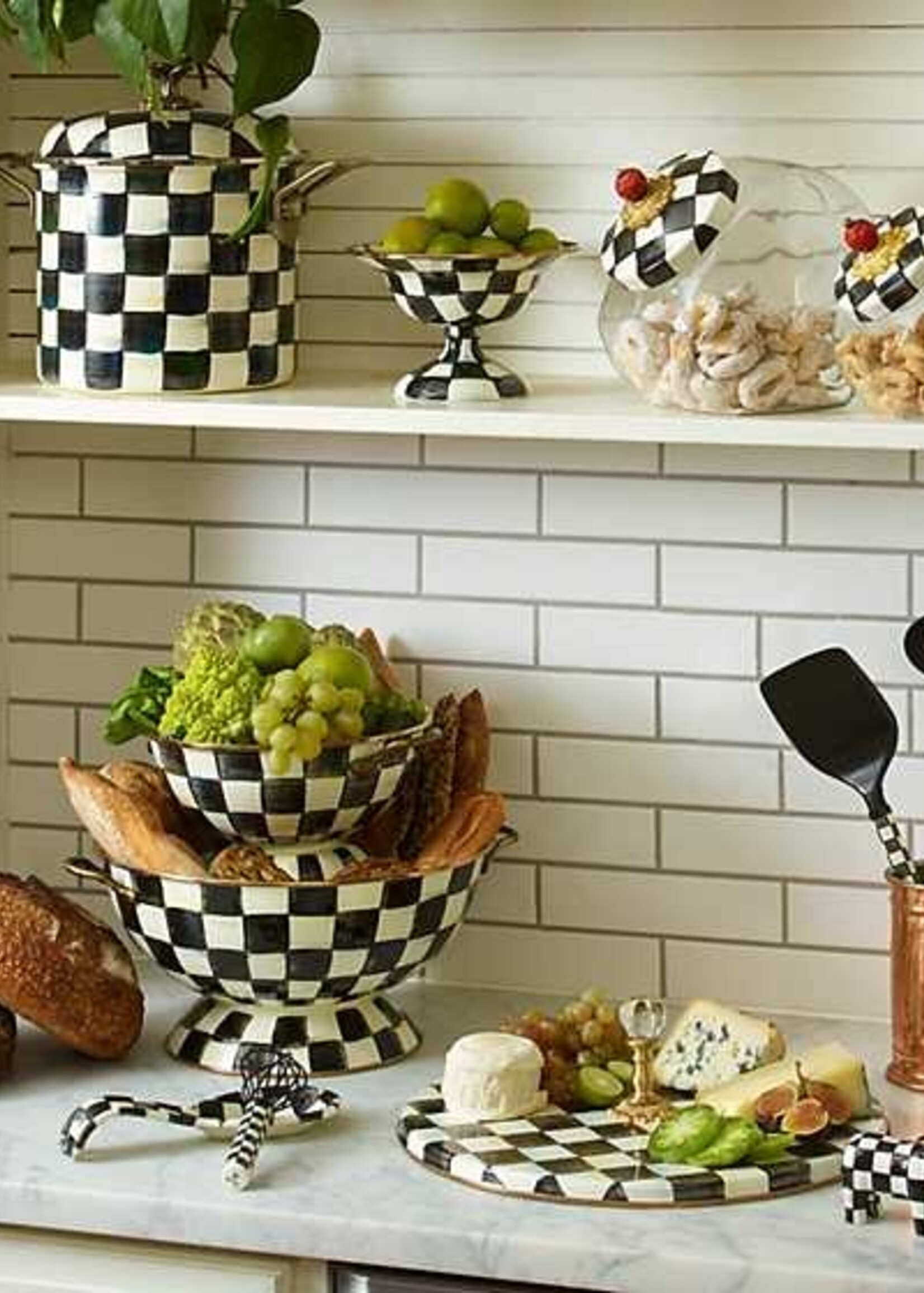 Mackenzie-Childs Cow Salt & Pepper Set